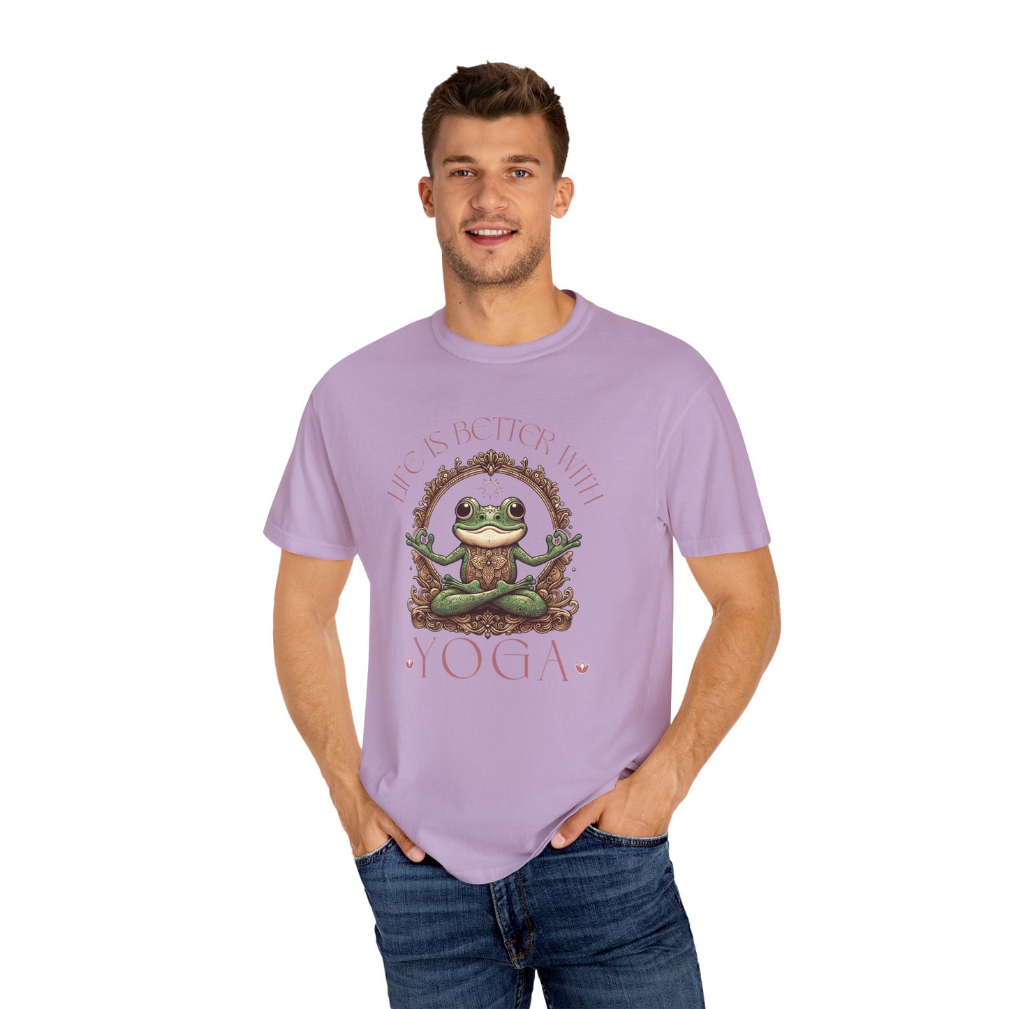 Yoga Frog Life Is Better With Yoga Unisex T-Shirt, Casual Wear, Highlander Fan Gift,