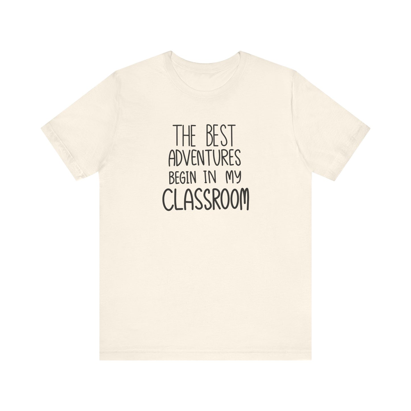 Cute Teacher TShirt Gift, Education Tee, Elementary School Teacher Appreciation, Funny Back To School Shirt, Teacher T-Shirt, Teacher Love T-Shirt Printify Natural XS
