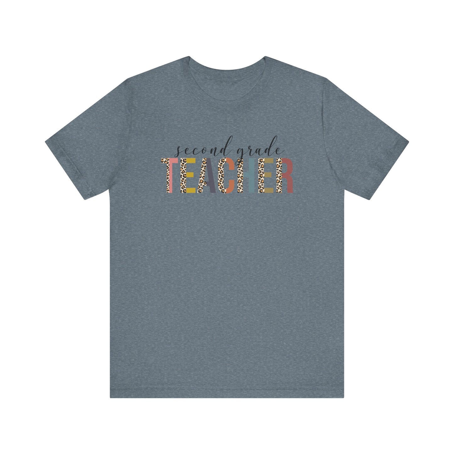 Cute Teacher TShirt Gift, Education Tee, Elementary School Teacher Appreciation, Funny Back To School Shirt, Teacher T-Shirt, Teacher Tee T-Shirt Printify Heather Slate XS