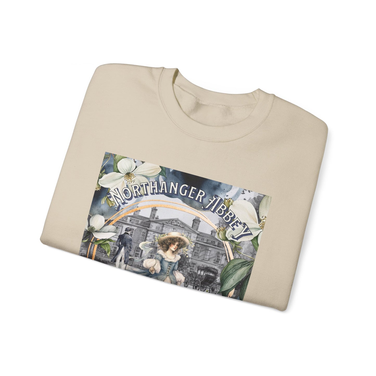 Jane Austen Sweatshirt, Northanger Abbey Historical Romance Sweater, Bookish Literary Jane Austen Fan Art Gift, Gift for Her, Bookclub Shirt Sweatshirt Printify