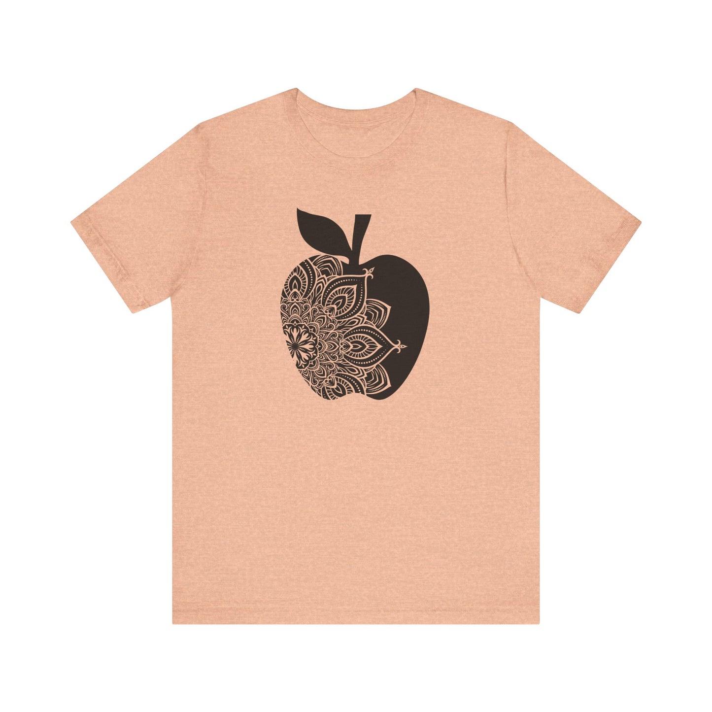 Cute Teacher TShirt Gift, Education Tee, Elementary School Teacher Appreciation, Funny Back To School Shirt, Teacher T-Shirt, Teacher Love T-Shirt Printify Heather Peach XS