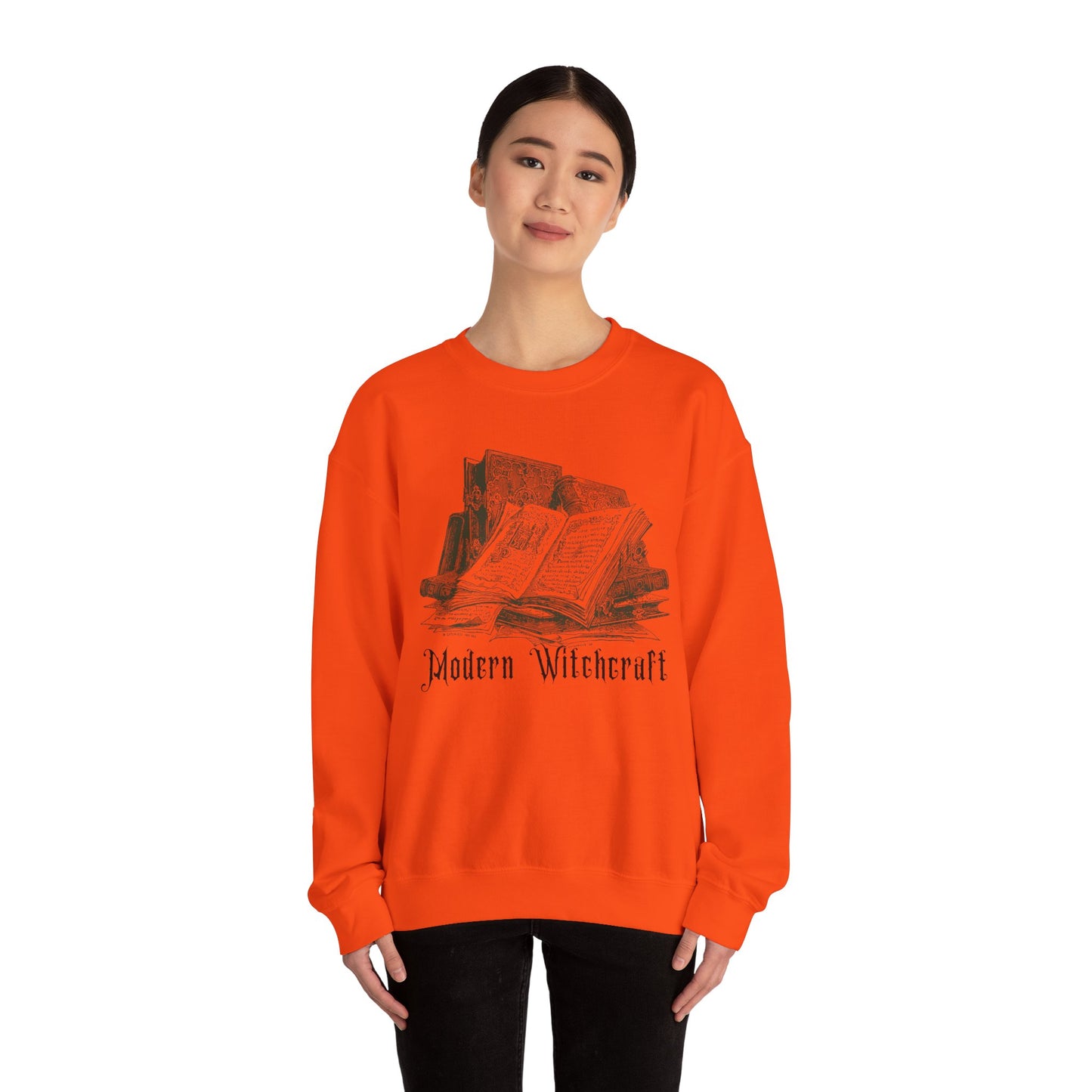 Halloween Vintage Witches Spell Books Sweatshirt, Spooky Season Sweater, Trick or Treating Shirt, Halloween Goth, Dark Academia Sweatshirt Sweatshirt Printify