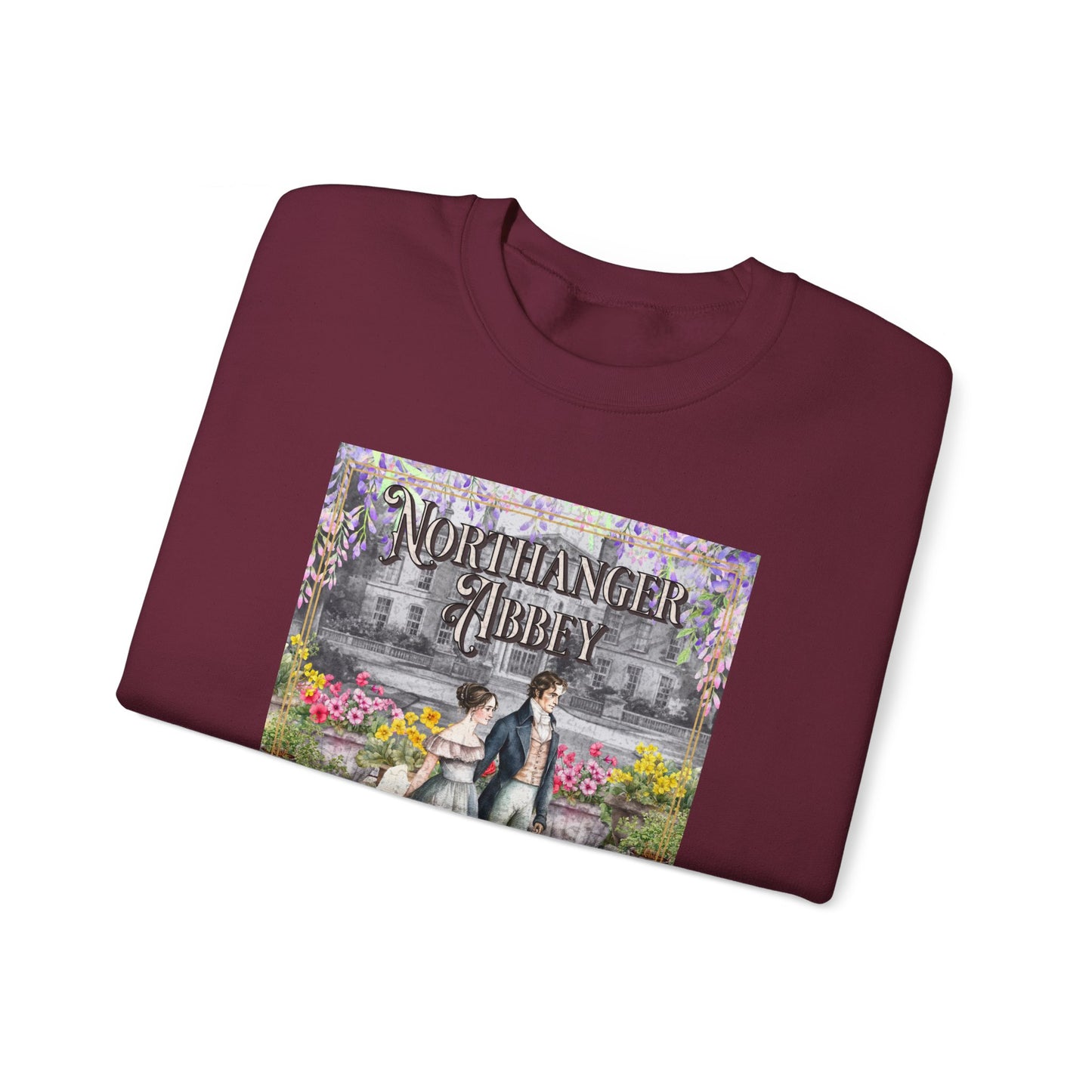 Jane Austen Sweatshirt, Northanger Abbey Historical Romance Sweater, Bookish Literary Jane Austen Fan Art Gift, Gift for Her, Bookclub Shirt Sweatshirt Printify