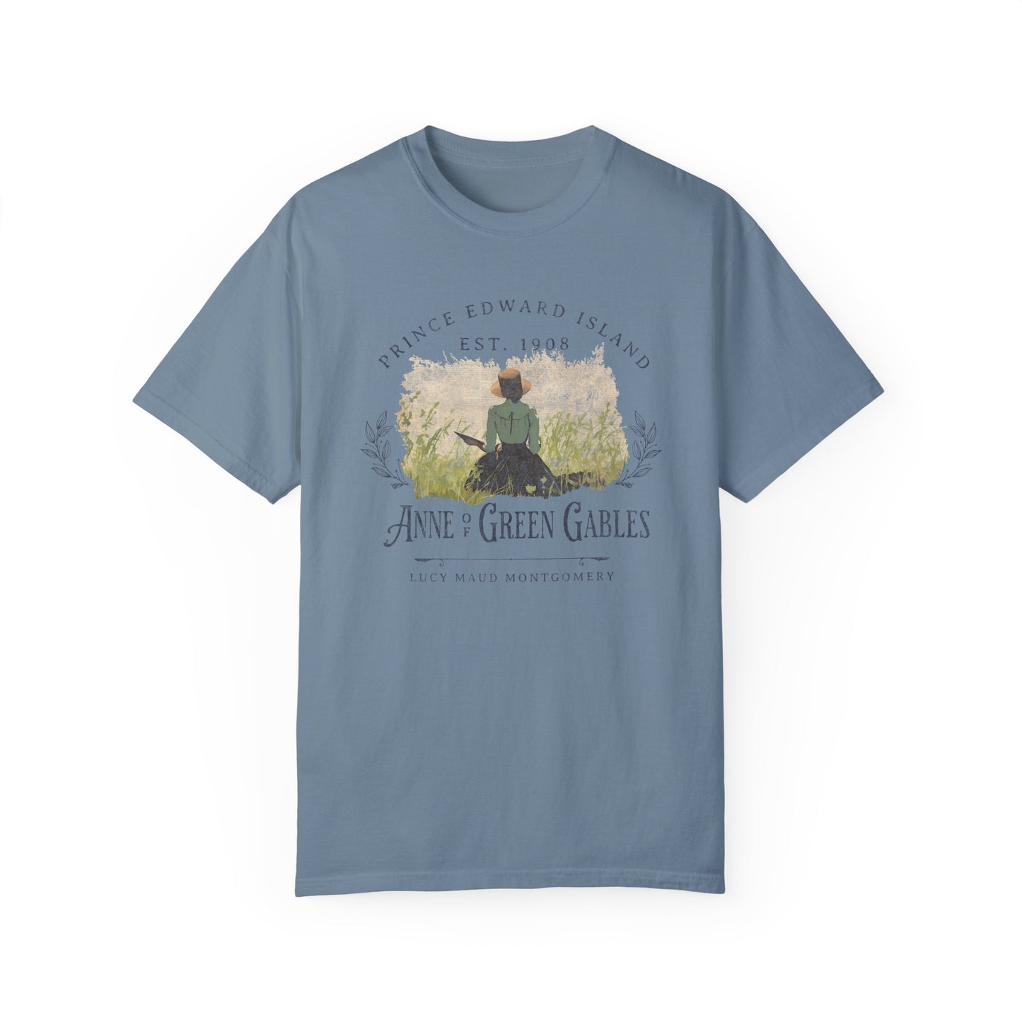 Charming Anne of Green Gables Unisex T-Shirt, Vintage Literary Tee, Gift for Book Lovers, Classic Literature Apparel, Summer Casual Wear T-Shirt Printify Ice Blue S