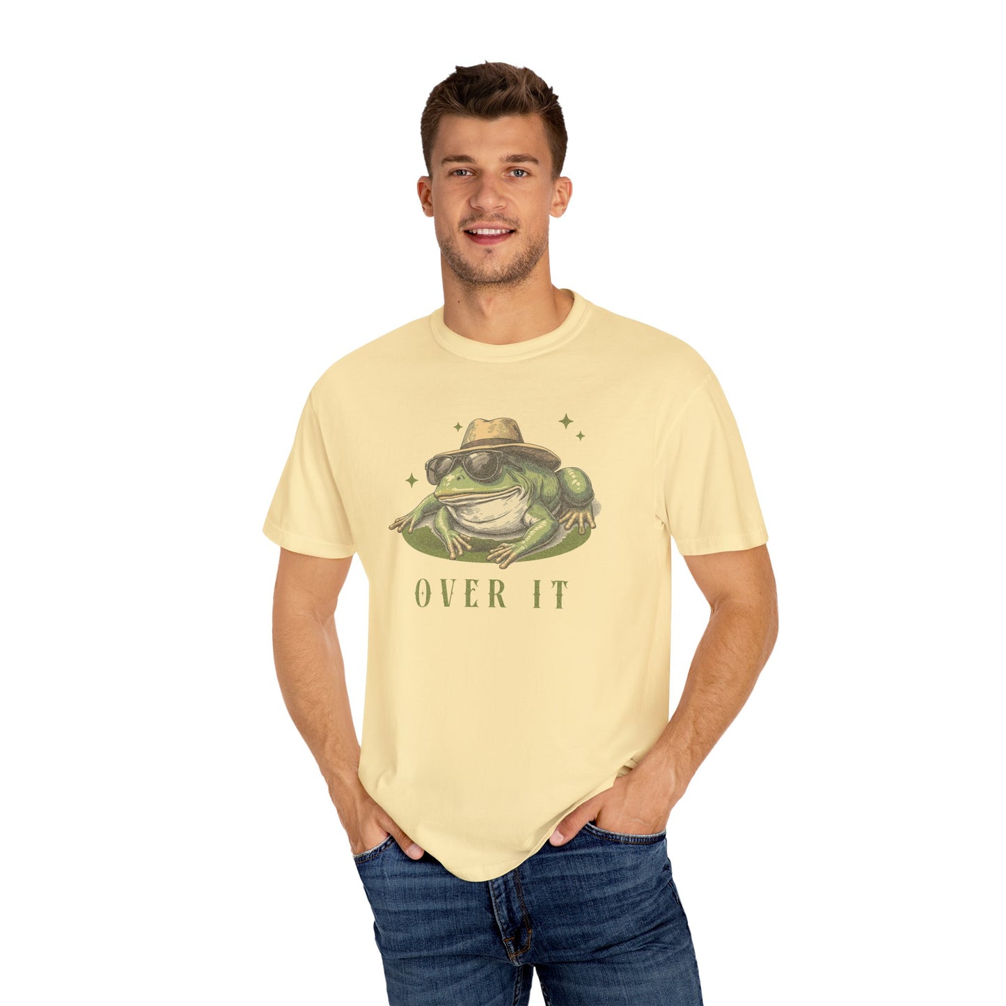 Funny Frog T-Shirt Retro Froggy Meme Shirt Vintage Frog And Toad Aesthetic Frog Lover Gift For Her Over It Vibes Birthday Viral Trendy Shirt T-Shirt Printify