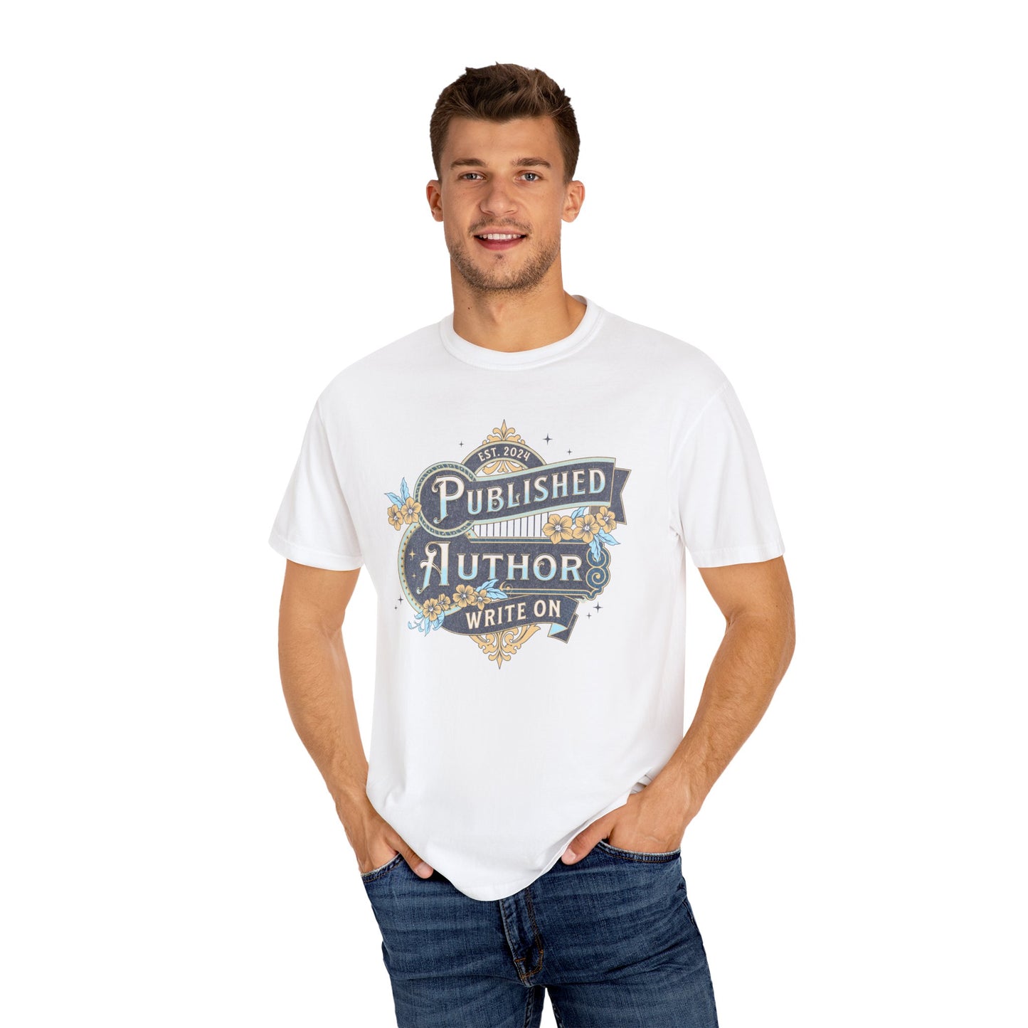 Writer Day T-Shirt Gift For New Published Author Gift For Novel Writer Novelist Gift For Blogger Journalist Gift Birthday Christmas Gift T-Shirt Printify