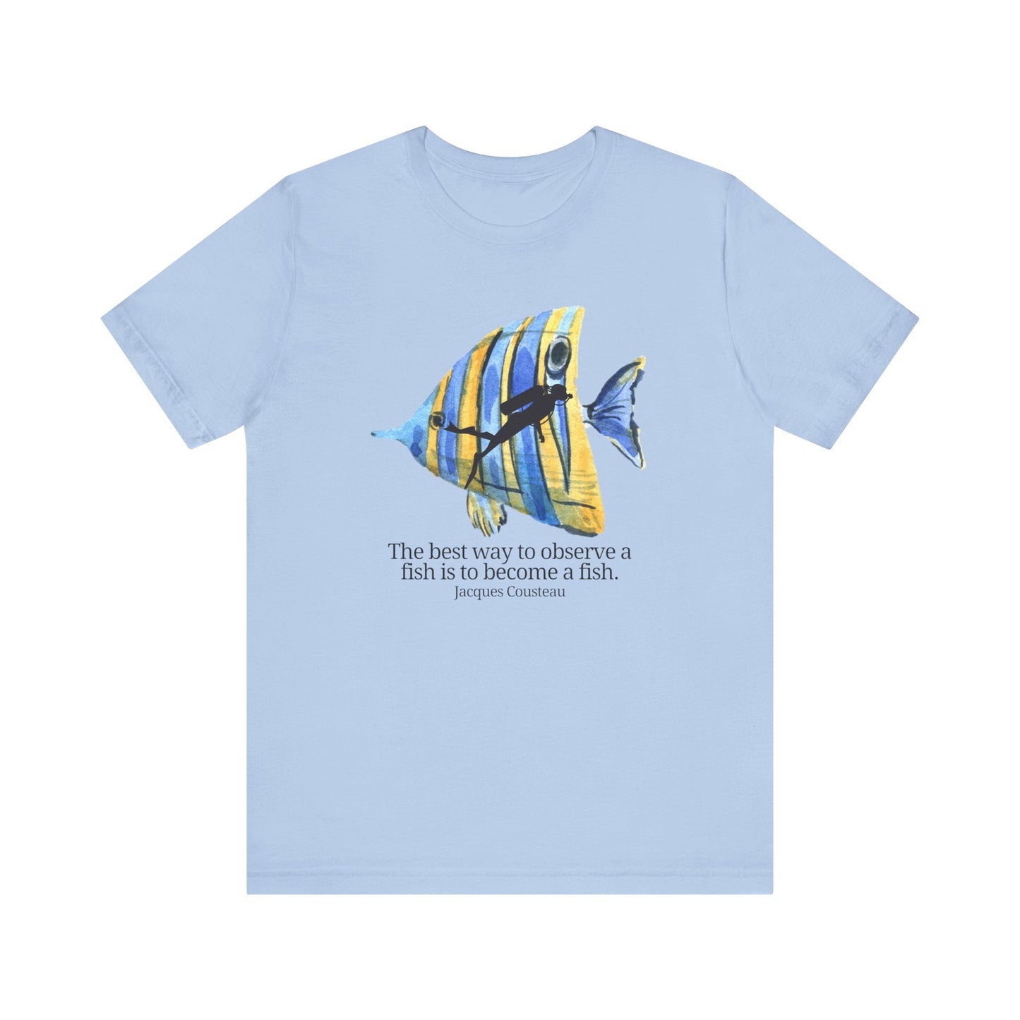 Scuba Diving Gift, Scuba Diving Shirt, Scuba Diver Gift, Diver TShirt, Gifts For Scuba Divers, Ocean Scuba Diving Shirt, Funny Diving Shirt T-Shirt Printify Baby Blue XS