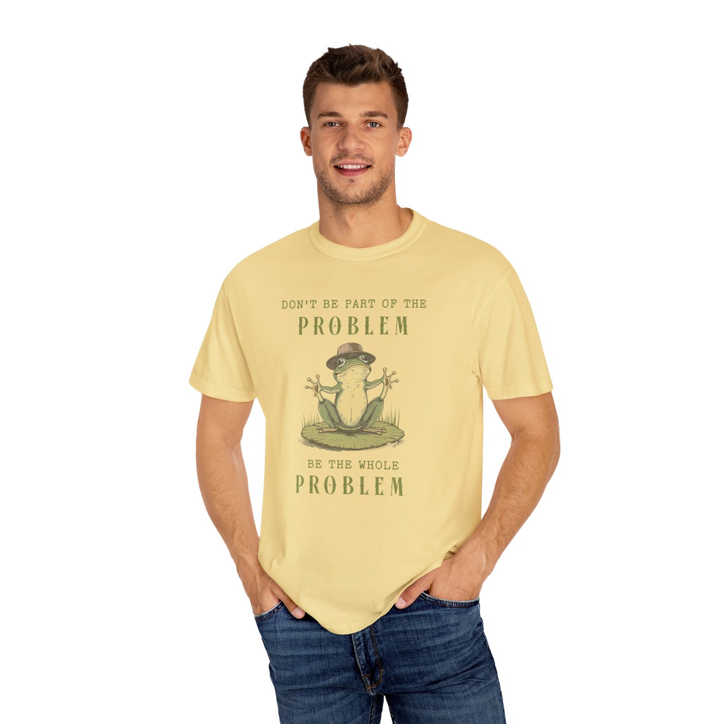 Funny Frog T-Shirt Retro Froggy Meme Shirt Vintage Frog And Toad Aesthetic Frog Lover Gift For Her Calm Vibes Birthday Viral Trendy Shirt T-Shirt Printify