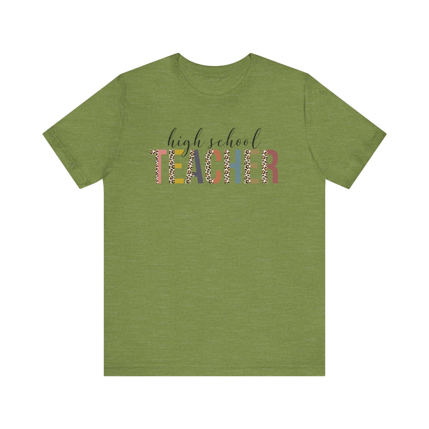 Cute Teacher TShirt Gift, Education Tee, Elementary School Teacher Appreciation, Funny Back To School Shirt, Teacher T-Shirt, Teacher Tee T-Shirt Printify Heather Green XS