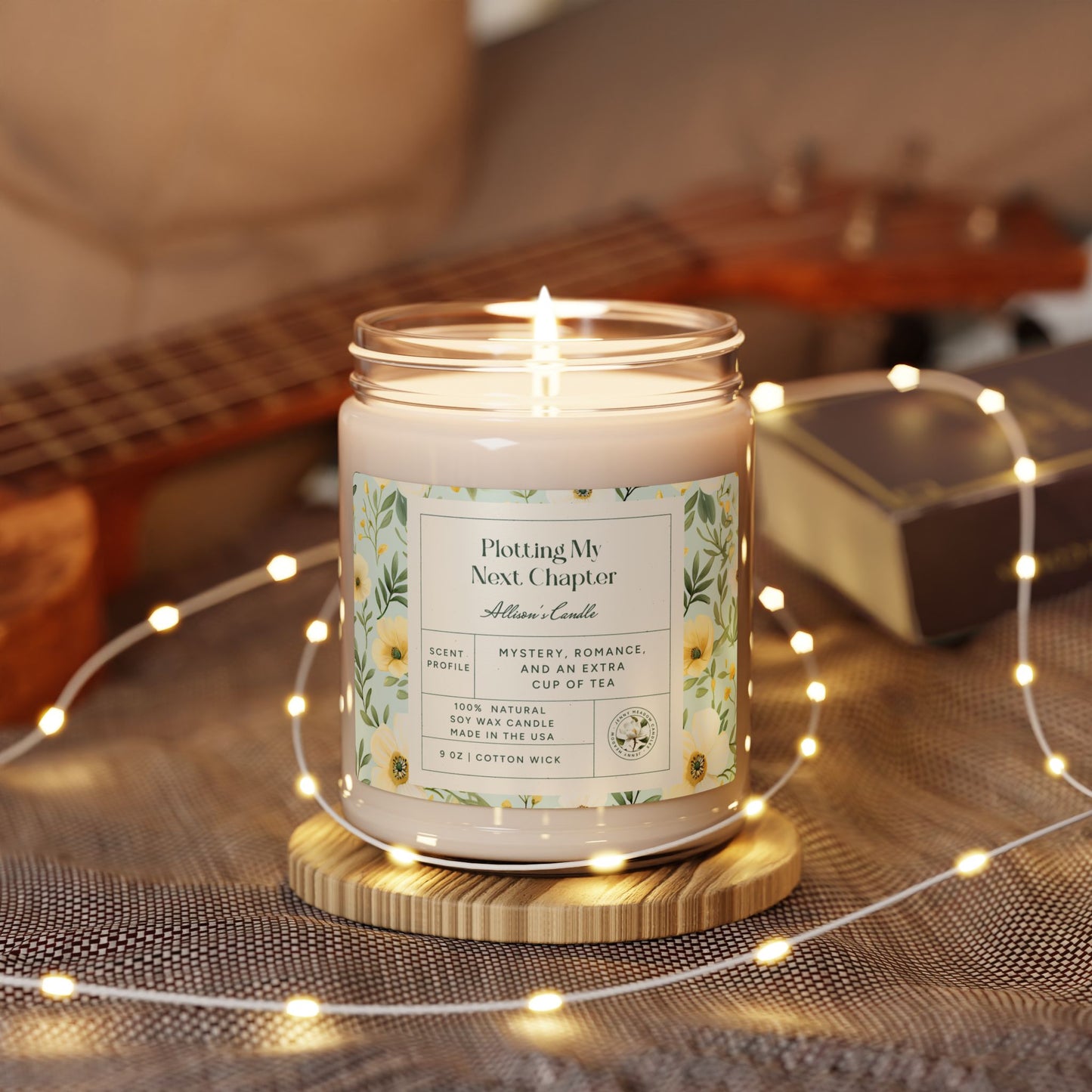 Personalized Soy Candle Funny Book Lover Gift For Mom Custom Gift Book Club Gift For Her Birthday Booknerd Candle Gift For Author Writer