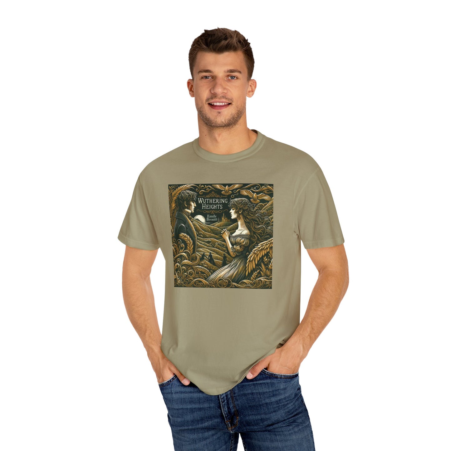 Wuthering Heights T-Shirt Emily Brontë Romantasy Literarure Shirt Bookish Academia Gift For Her Birthday Heathcliffe Bookclub Booknerd Tee
