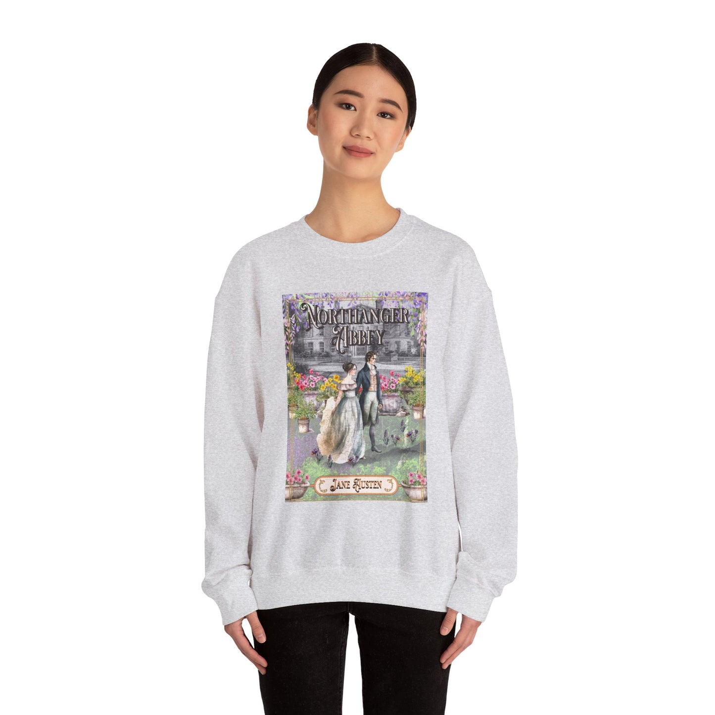 Jane Austen Sweatshirt, Northanger Abbey Historical Romance Sweater, Bookish Literary Jane Austen Fan Art Gift, Gift for Her, Bookclub Shirt Sweatshirt Printify