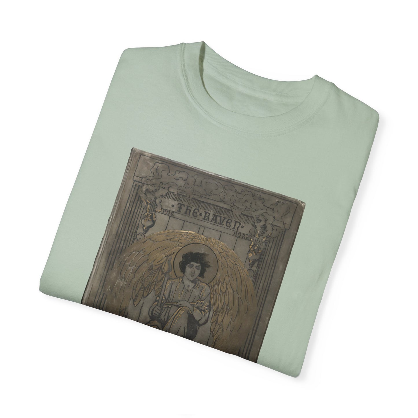 Edgar Allan Poe T-Shirt The Raven First Edition Gift For Poe Lovers Literary Shirt Nevermore Darkness There Gothic Whimsigoth Dark Academia T-Shirt Printify