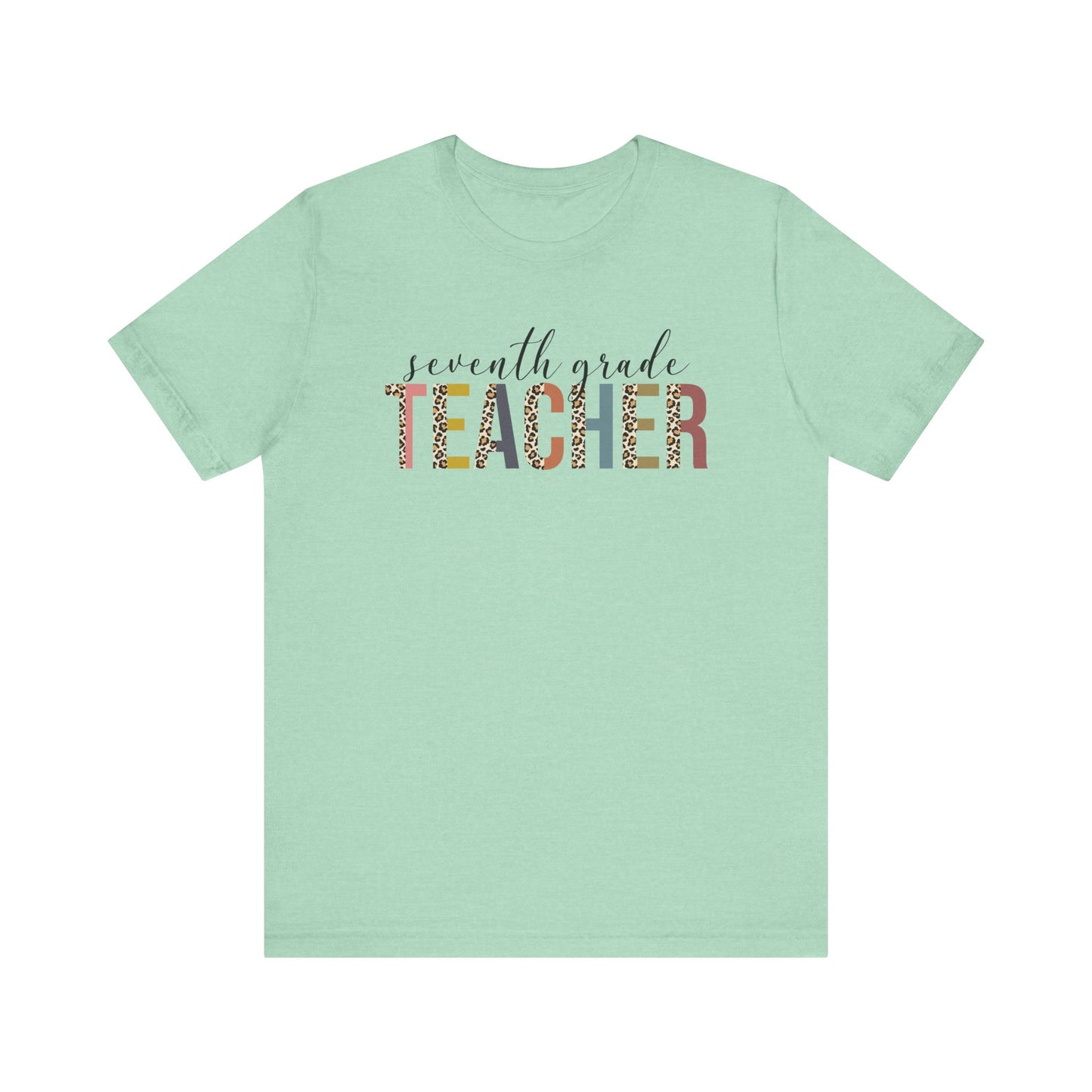 Cute Teacher TShirt Gift, Education Tee, Elementary School Teacher Appreciation, Funny Back To School Shirt, Teacher T-Shirt, Teacher Tee T-Shirt Printify Heather Mint XS