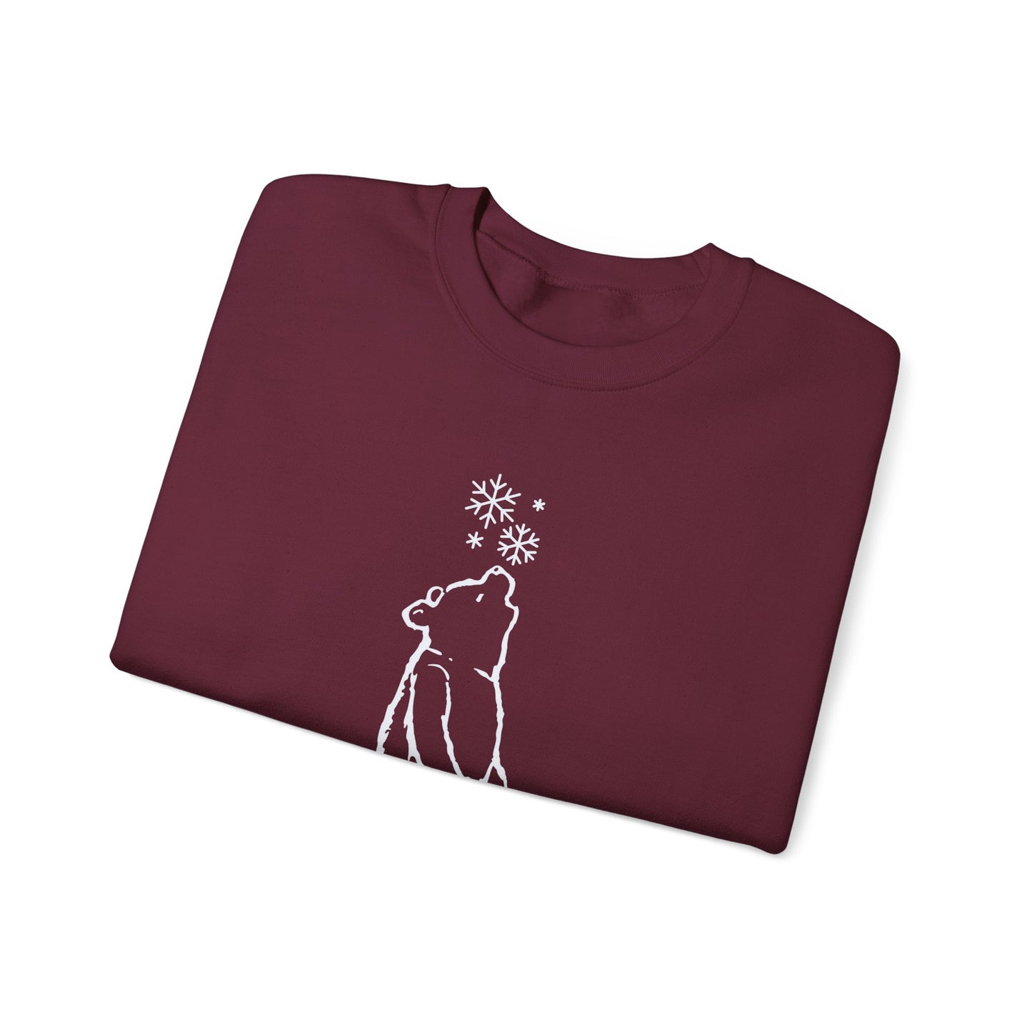 Winnie The Pooh Christmas Sweatshirt, Pooh Bear Holiday Sweater Family Matching Christmas Vacation Shirts, A.A. Milne Shirt Book Lover Gifts Sweatshirt Printify