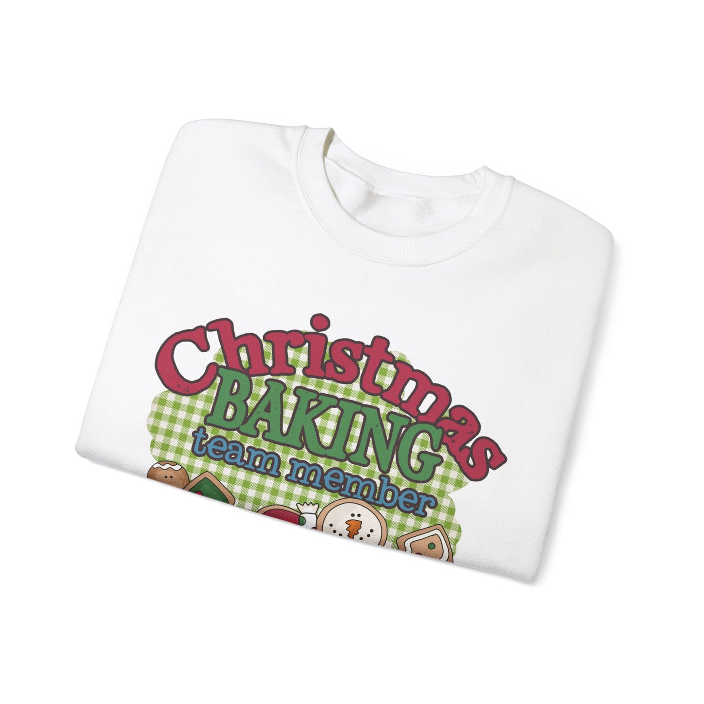 Christmas Baking Team Sweatshirt, Christmas Baking Crew Matching Sweater, Christmas Baking Women's Christmas Shirts, Christmas Cookie Crew Sweatshirt Printify