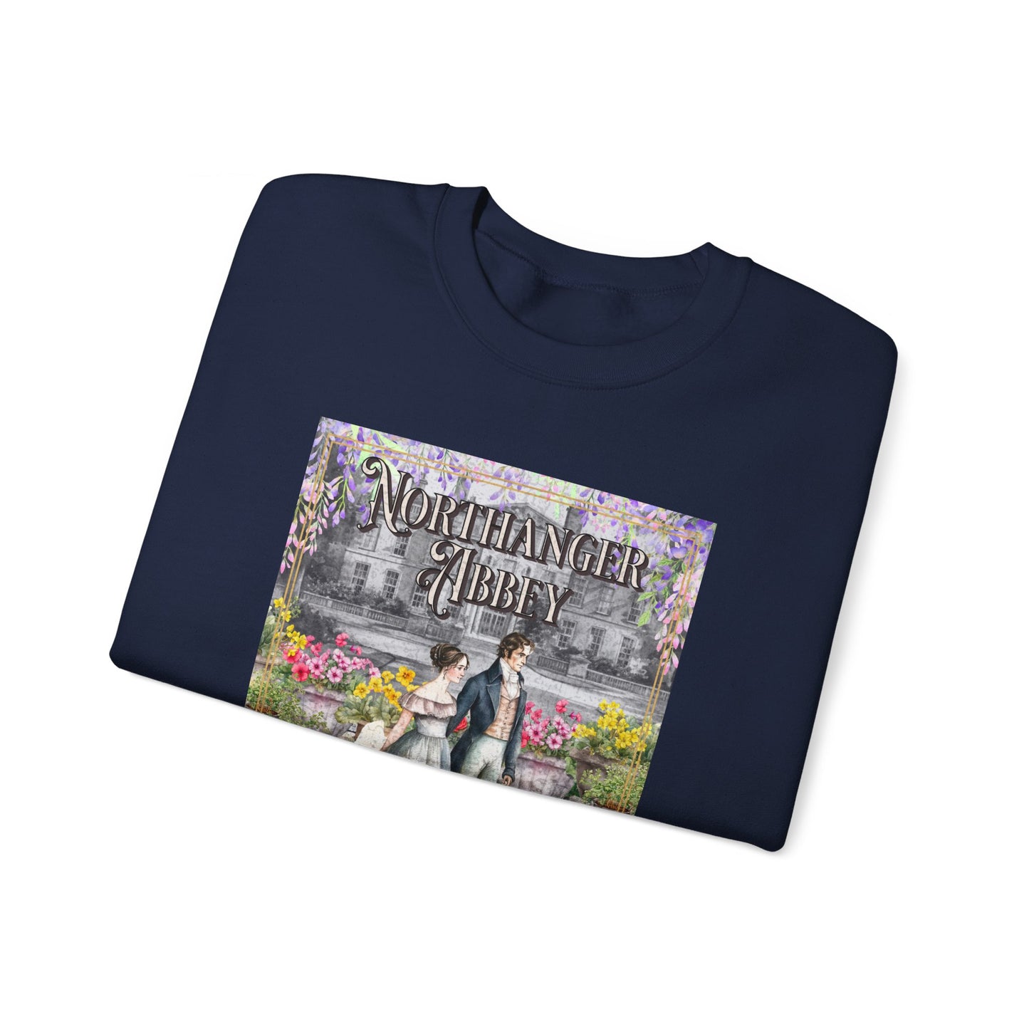 Jane Austen Sweatshirt, Northanger Abbey Historical Romance Sweater, Bookish Literary Jane Austen Fan Art Gift, Gift for Her, Bookclub Shirt Sweatshirt Printify