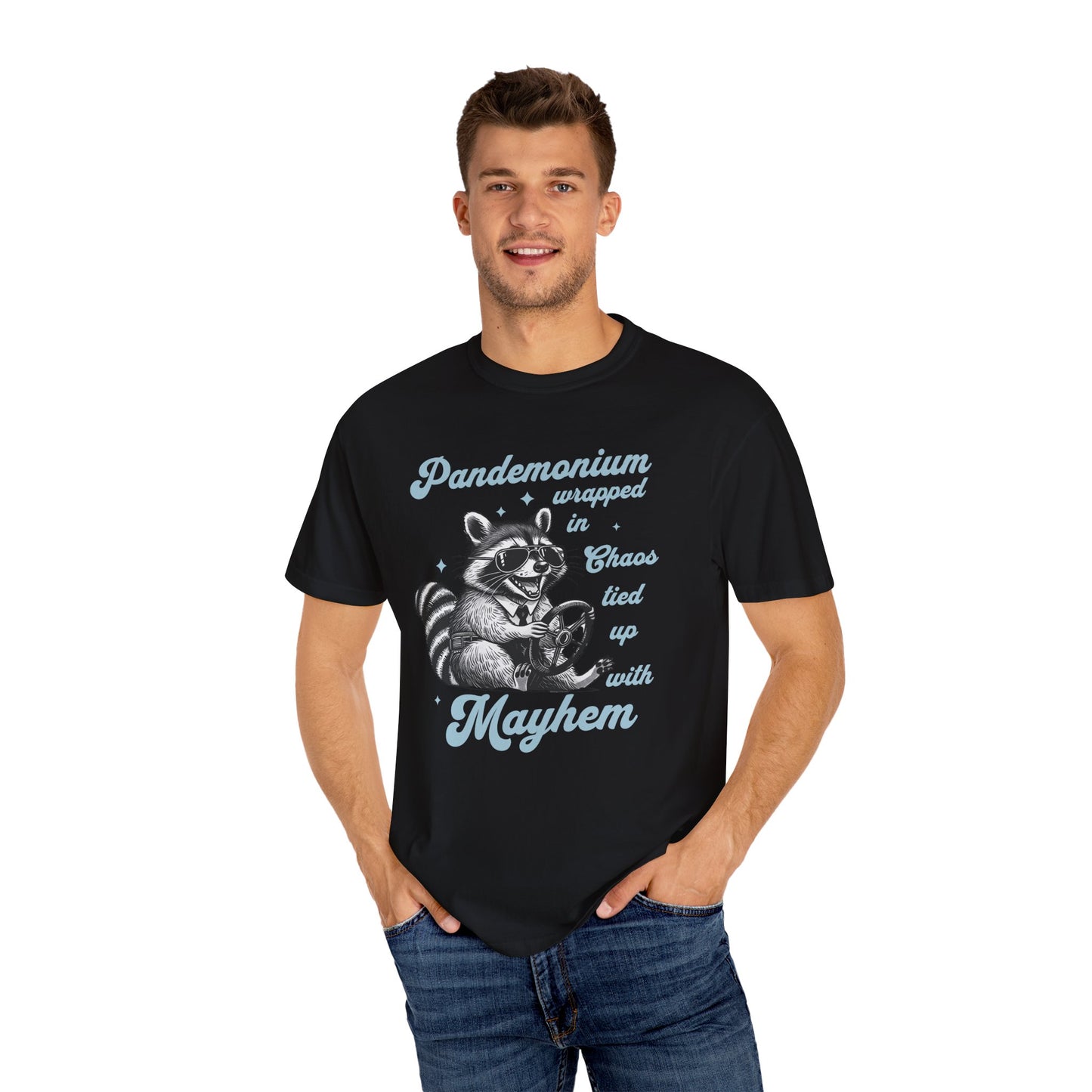 Retro Funny Sarcastic Racoon Lover T-Shirt Trash Panda Funny Animal Lover Shirt Unique Gift for Animal Lovers Viral Trendy Gift For Birthday