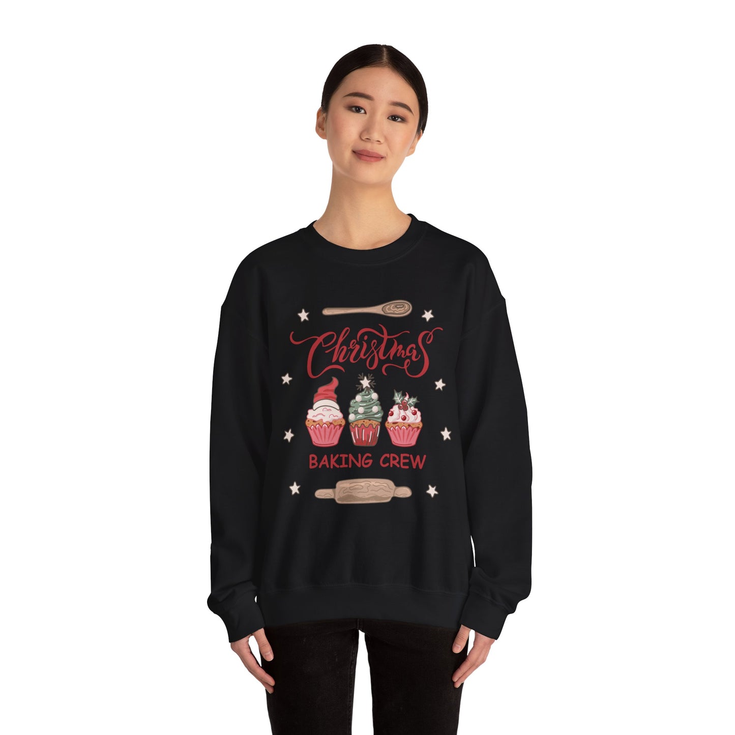 Christmas Baking Crew Sweatshirt, Family Christmas Baking Team Matching Sweater, Christmas Baking Christmas Shirts, Christmas Cookie Crew Sweatshirt Printify