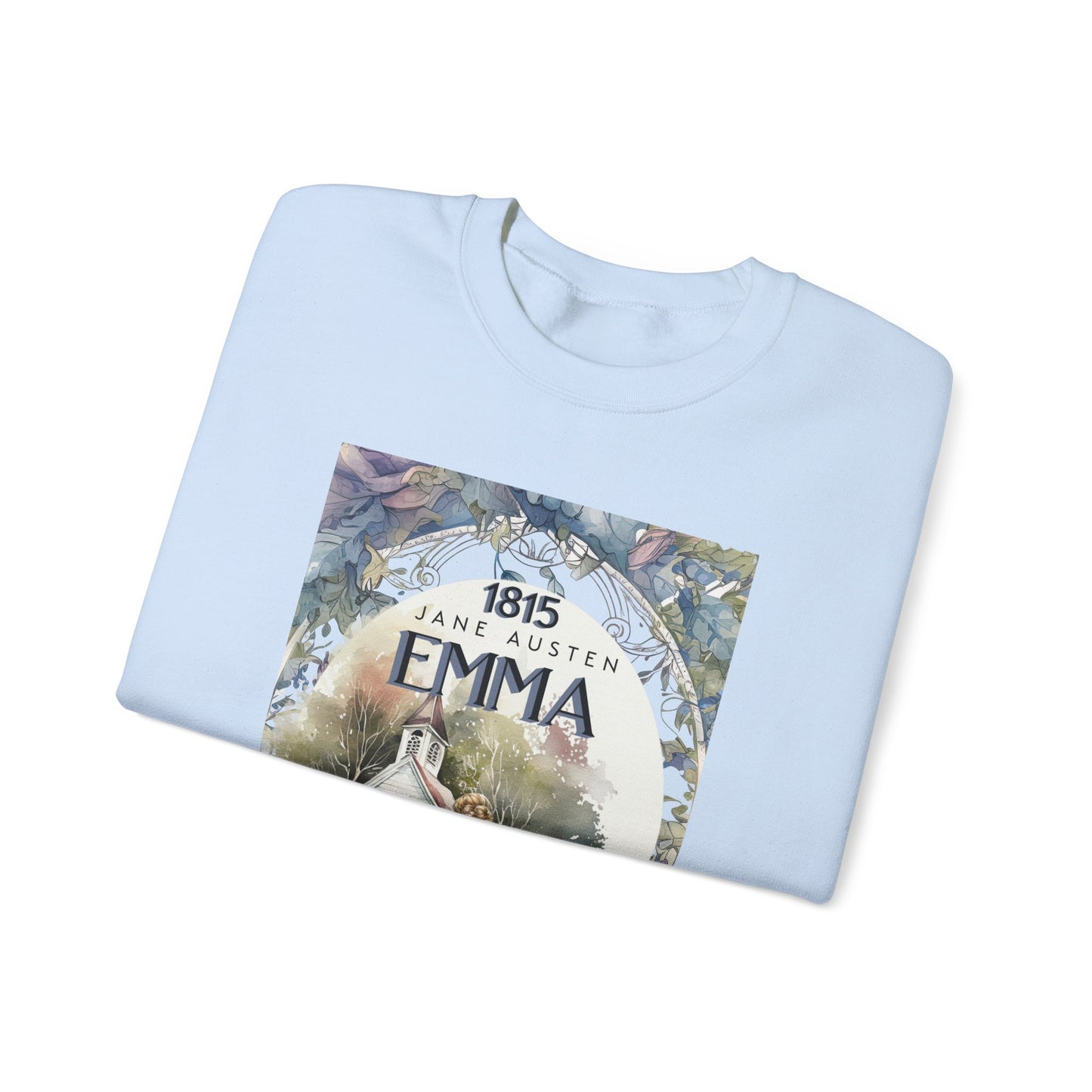 Jane Austen Sweatshirt, Emma Historical Romance Sweater, Bookish Literary Jane Austen Fan Art Gift, Gift for Her, Bookclub Shirt Sweatshirt Printify