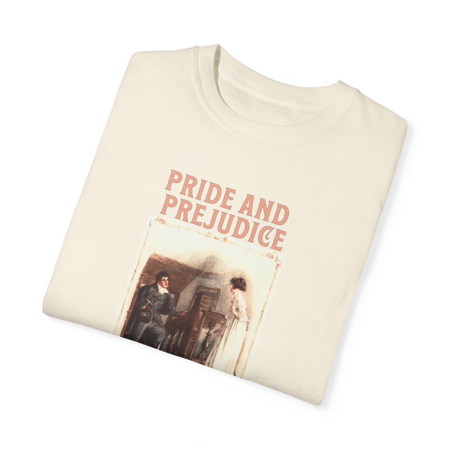 Jane Austen Comfort Colors TShirt, Pride & Prejudice Historical Romance, Bookish Literary Jane Austen Fan Art, Gift for Her Bookclub Tee T-Shirt Printify