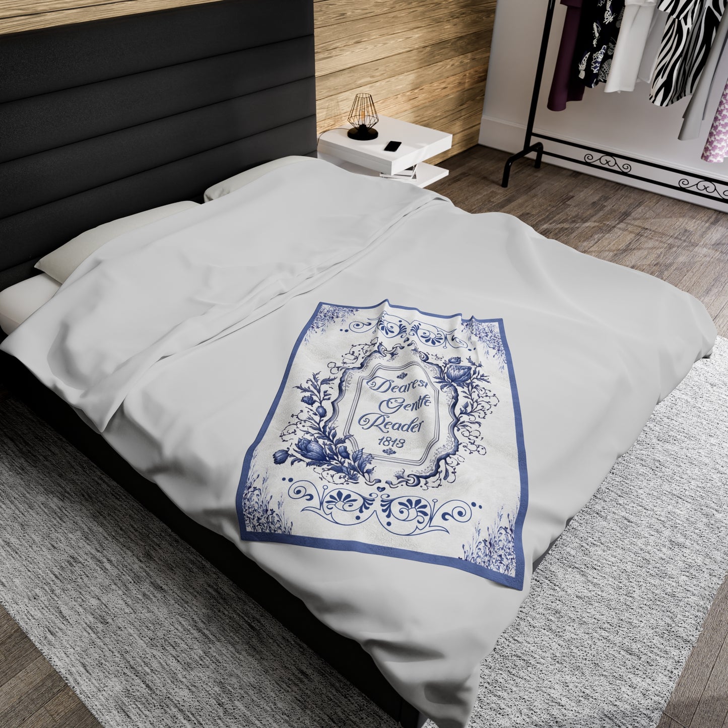 Dearest Gentle Reader Blanket Regency England Ton Society Papers Gift For Bridgeton Fan Historical Drama Romance Reader Gift Bookclub Gift All Over Prints Printify