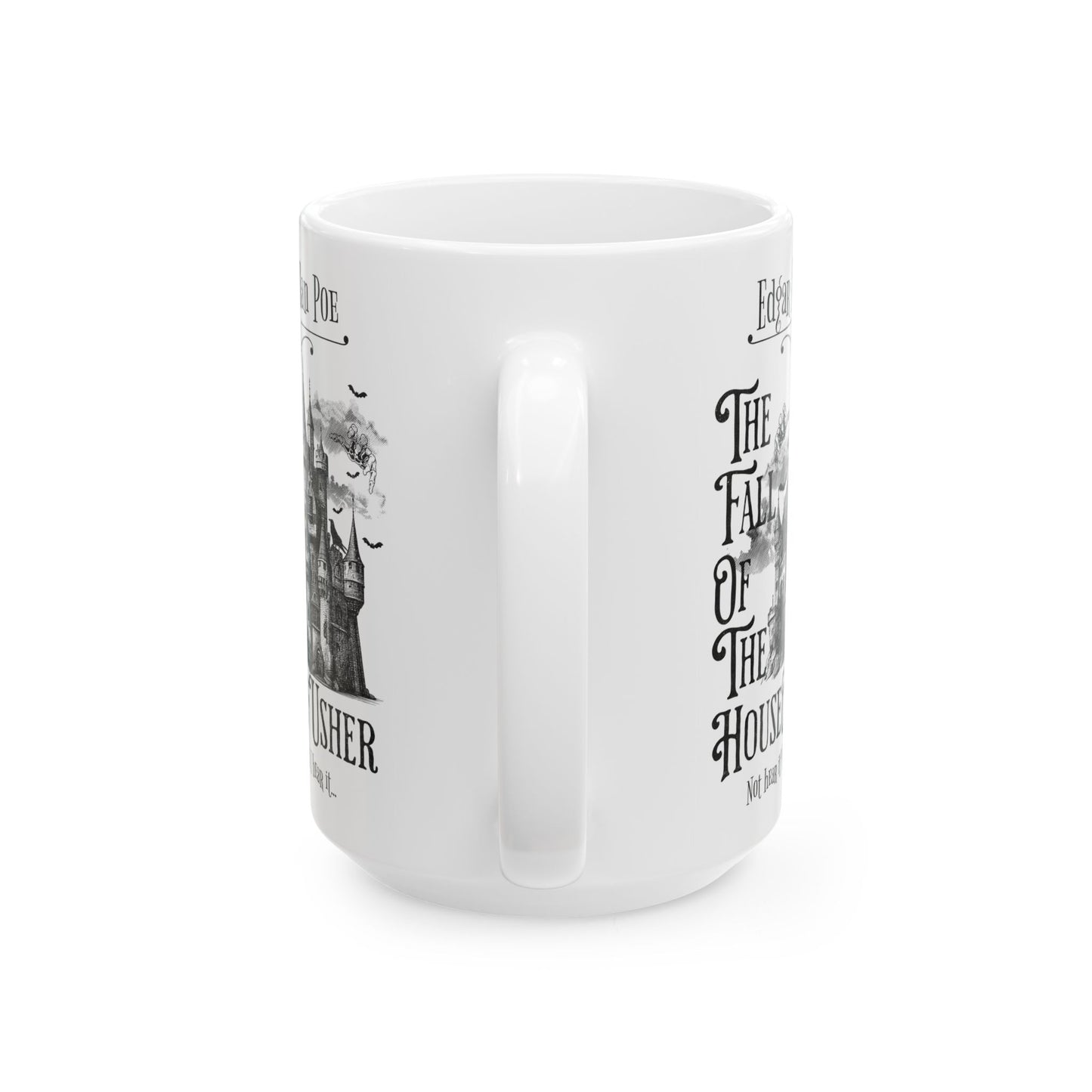 Edgar Allan Poe Coffee Mug Fall Of The House Of Usher Coffee Cup Gift For Book Lover Reader Gift For Gothic Dark Academia Bookish Birthday Mug Printify