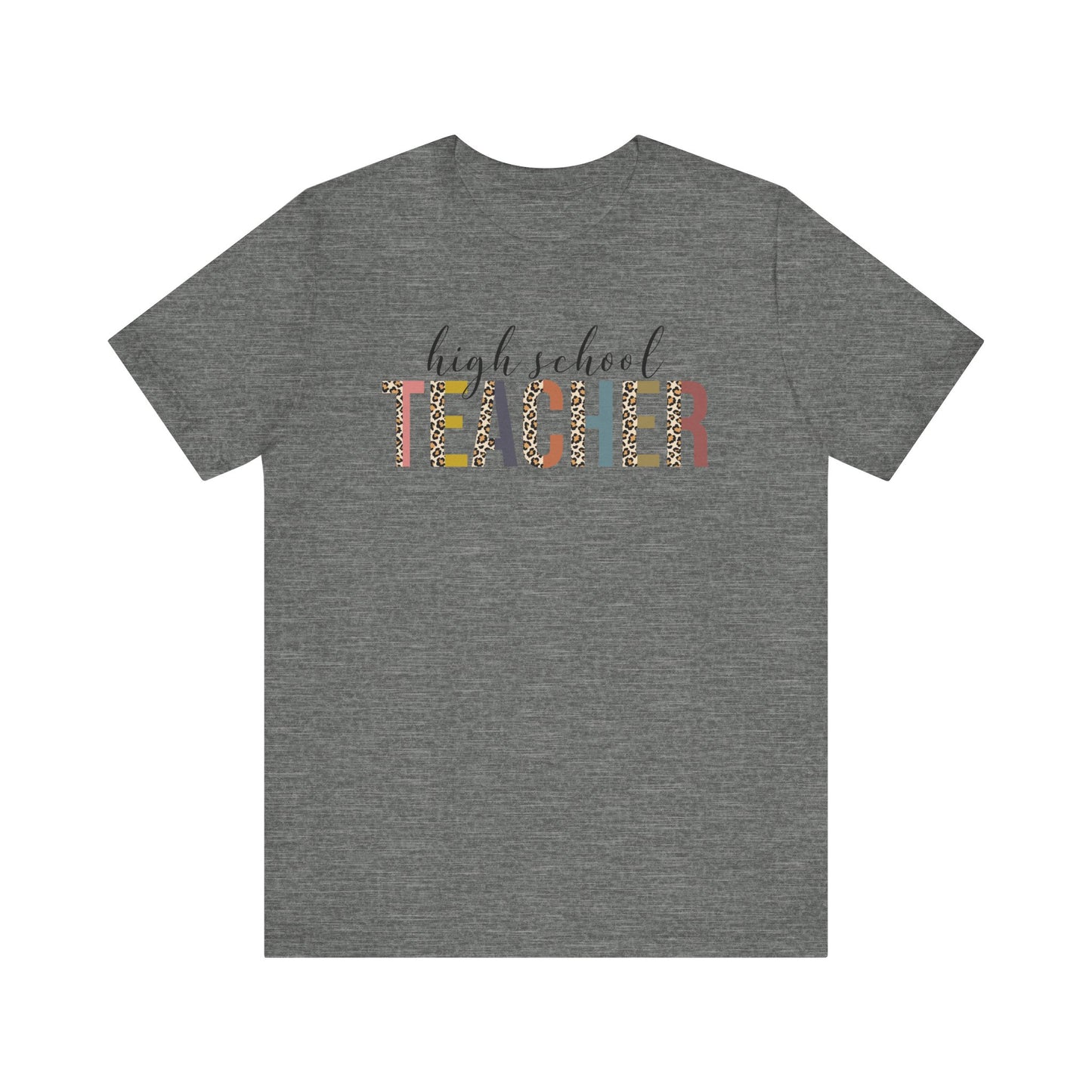 Cute Teacher TShirt Gift, Education Tee, Elementary School Teacher Appreciation, Funny Back To School Shirt, Teacher T-Shirt, Teacher Tee T-Shirt Printify Deep Heather XS