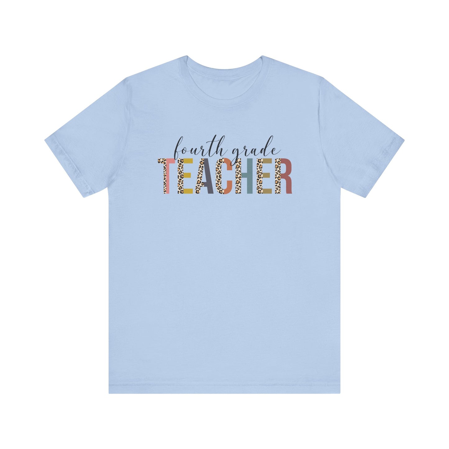 Cute Teacher TShirt Gift, Education Tee, Elementary School Teacher Appreciation, Funny Back To School Shirt, Teacher T-Shirt, Teacher Tee T-Shirt Printify Baby Blue XS