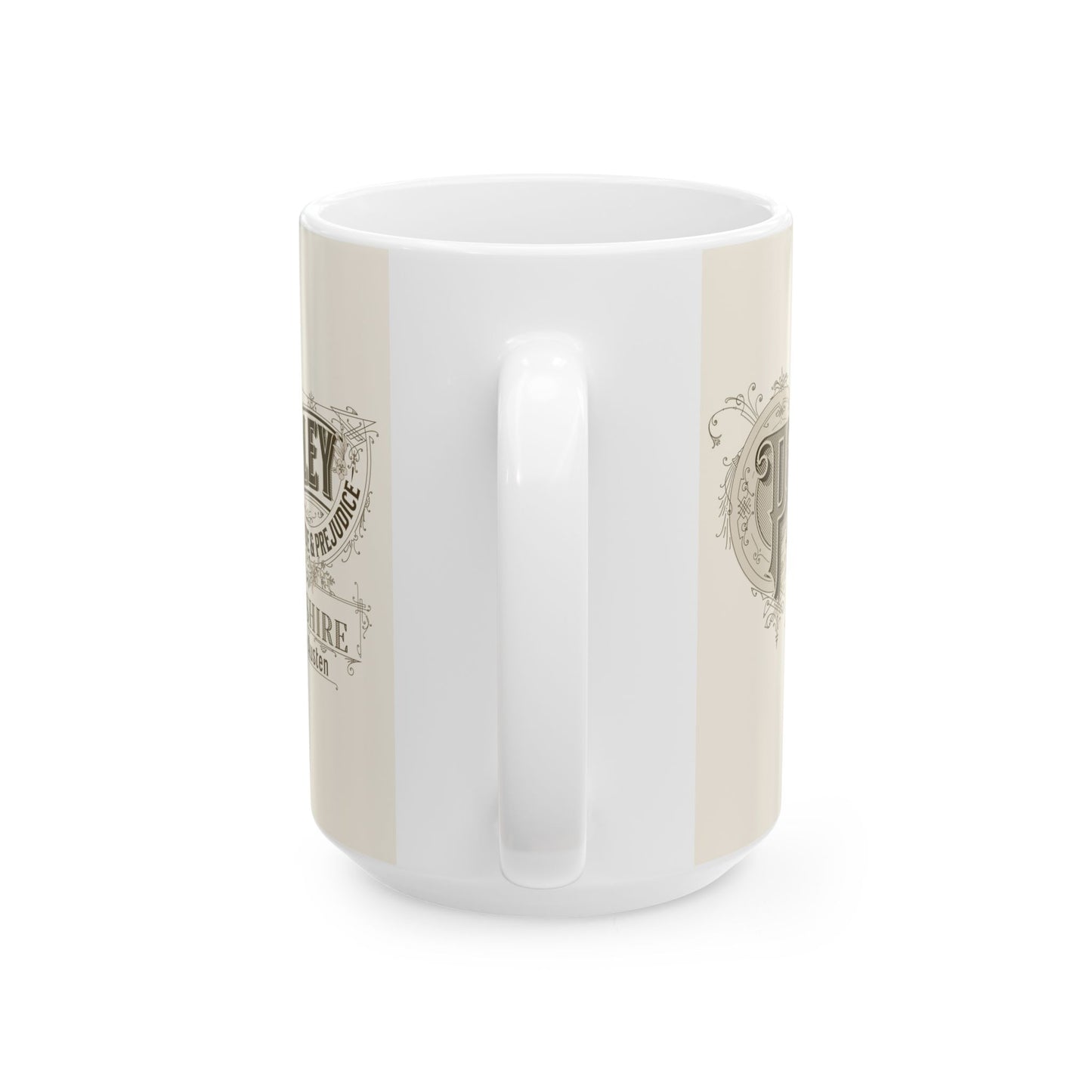 Pemberley Coffee Mug Jane Austen Gift Pride & Prejudice Gift For Jane Austen Fan Bookish Bookclub Gift Pemberly Derbyshire Fitzwilliam Darcy Mug Printify