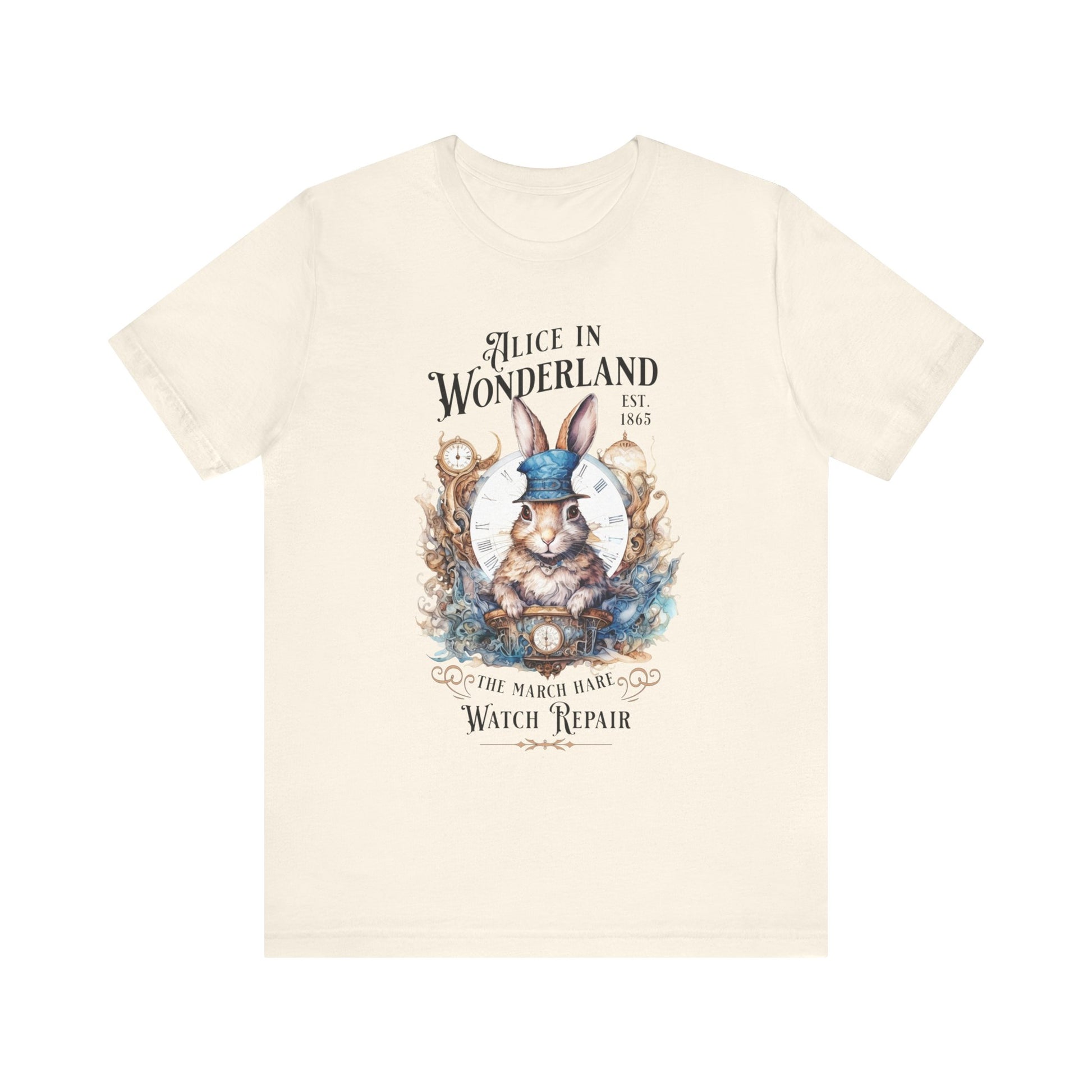 3001 Unisex Jersey Short Sleeve Tee Alice in Wonderland T-Shirt Printify Natural S