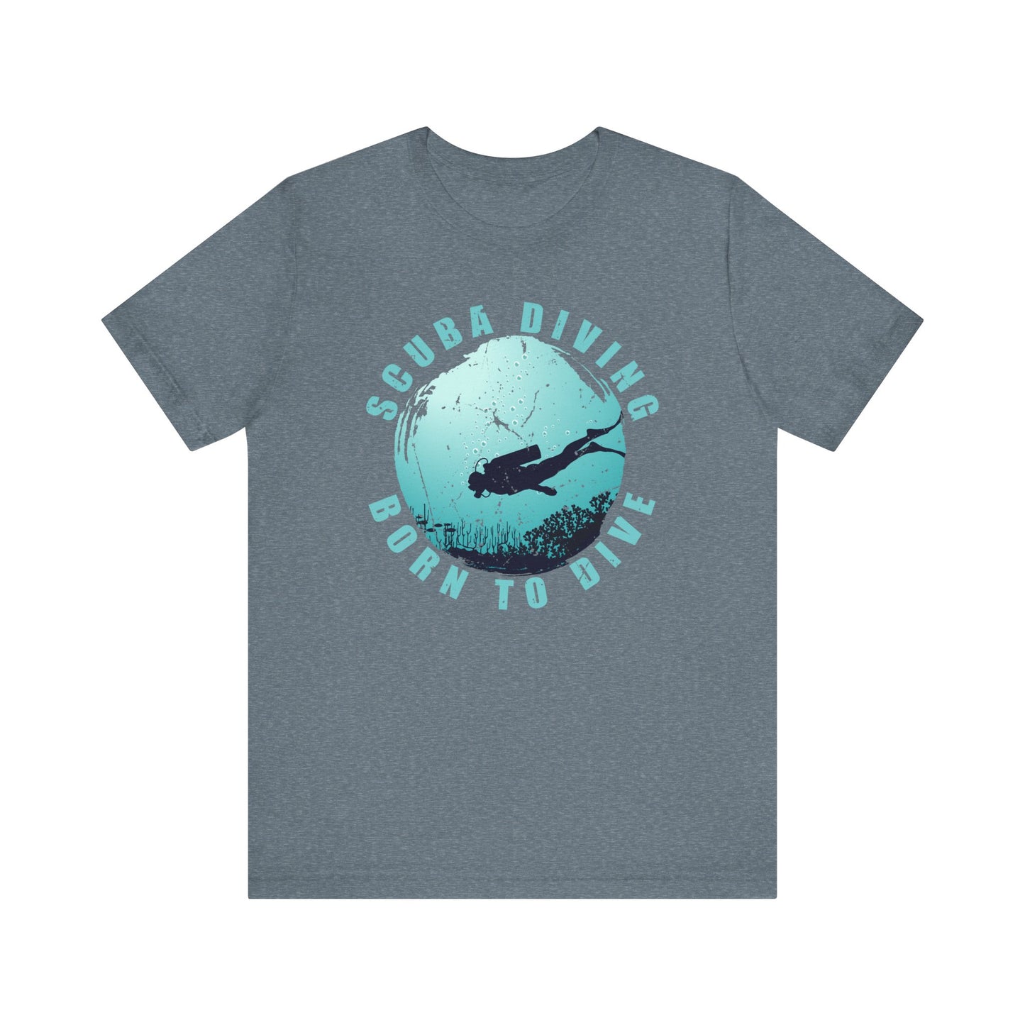 Scuba Diving Gift, Scuba Diving Shirt, Scuba Diver Gift, Diver TShirt, Gifts For Scuba Divers, Ocean Scuba Diving Shirt, Ocean Life Gear T-Shirt Printify Heather Slate XS