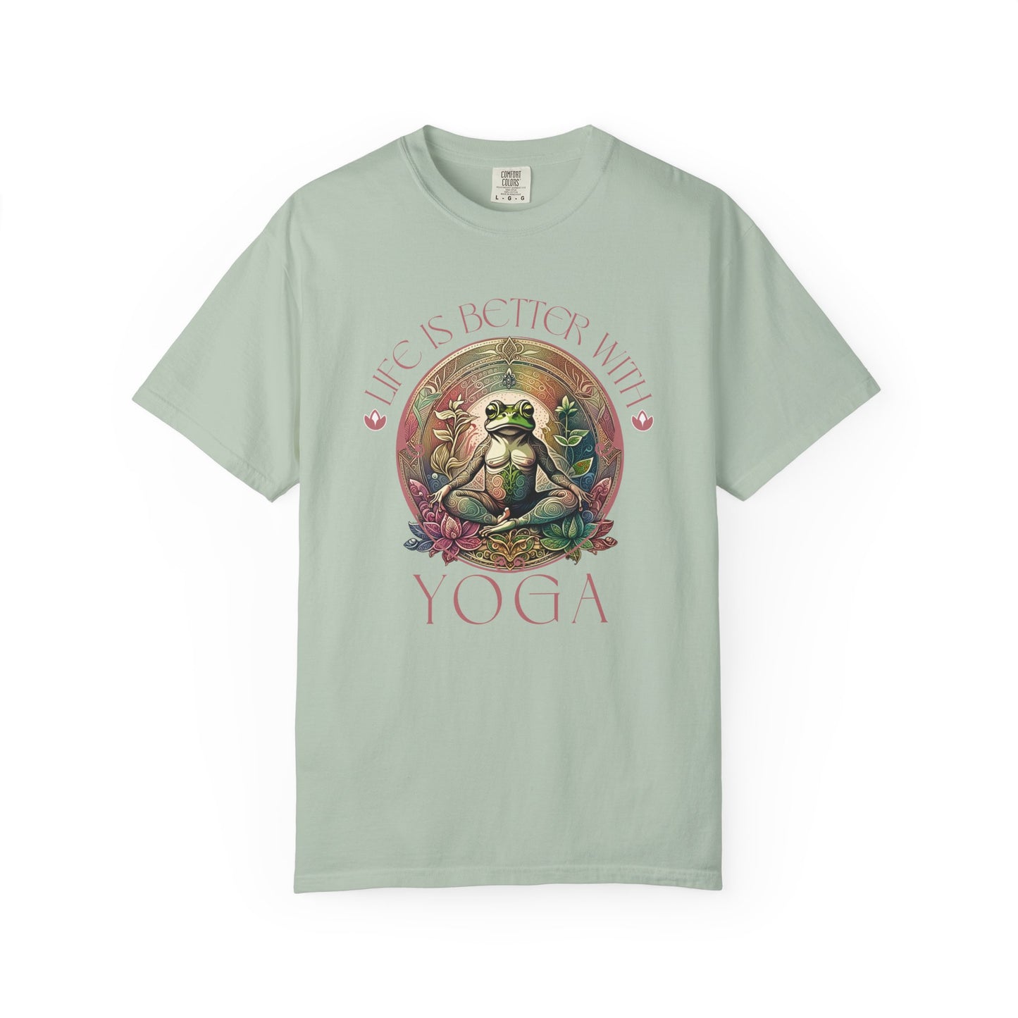 Yoga Frog Life Is Better With Yoga Unisex T-Shirt, Casual Wear, Highlander Fan Gift, T-Shirt Printify Bay S