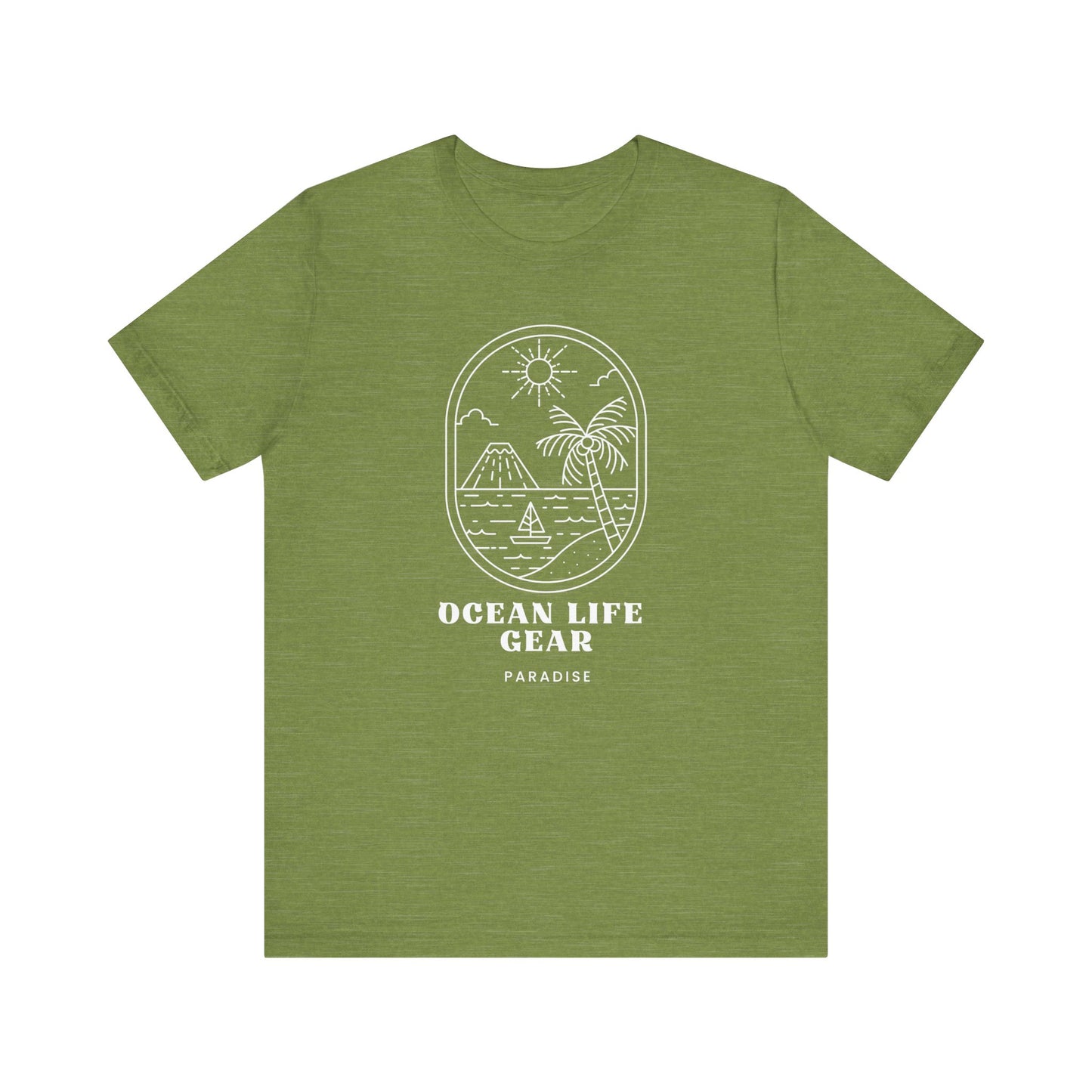 Scuba Diving Gift, Snorkel Tee, Scuba Diving Shirt, Scuba Diver Gift, Ocean Lover TShirt, Gifts For Snorkeler Scuba Divers, Ocean Life T-Shirt Printify Heather Green XS