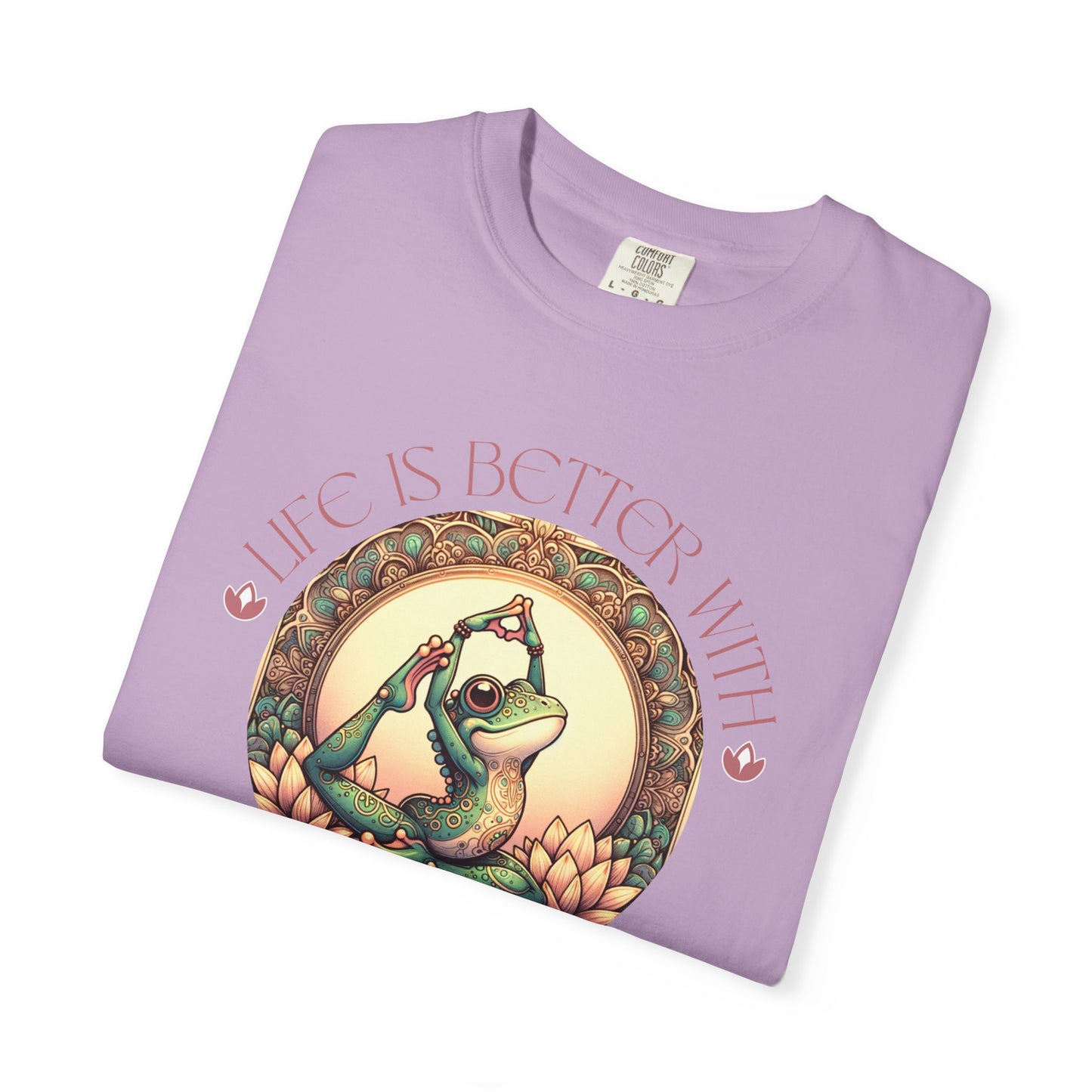 Yoga Frog Life Is Better With Yoga Unisex T-Shirt, Casual Wear, Highlander Fan Gift,