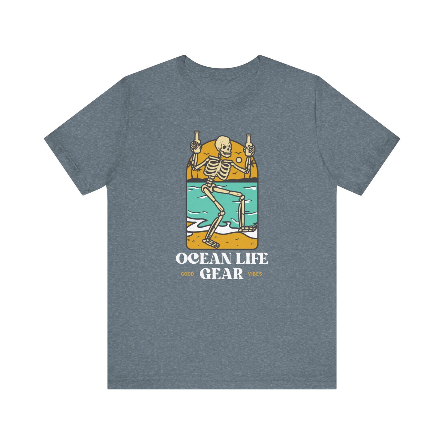 Scuba Diving Gift, Snorkel Tee, Scuba Diving Shirt, Scuba Diver Gift, Ocean Lover TShirt, Gifts For Snorkeler Scuba Divers, Ocean Life Gear T-Shirt Printify Heather Slate XS