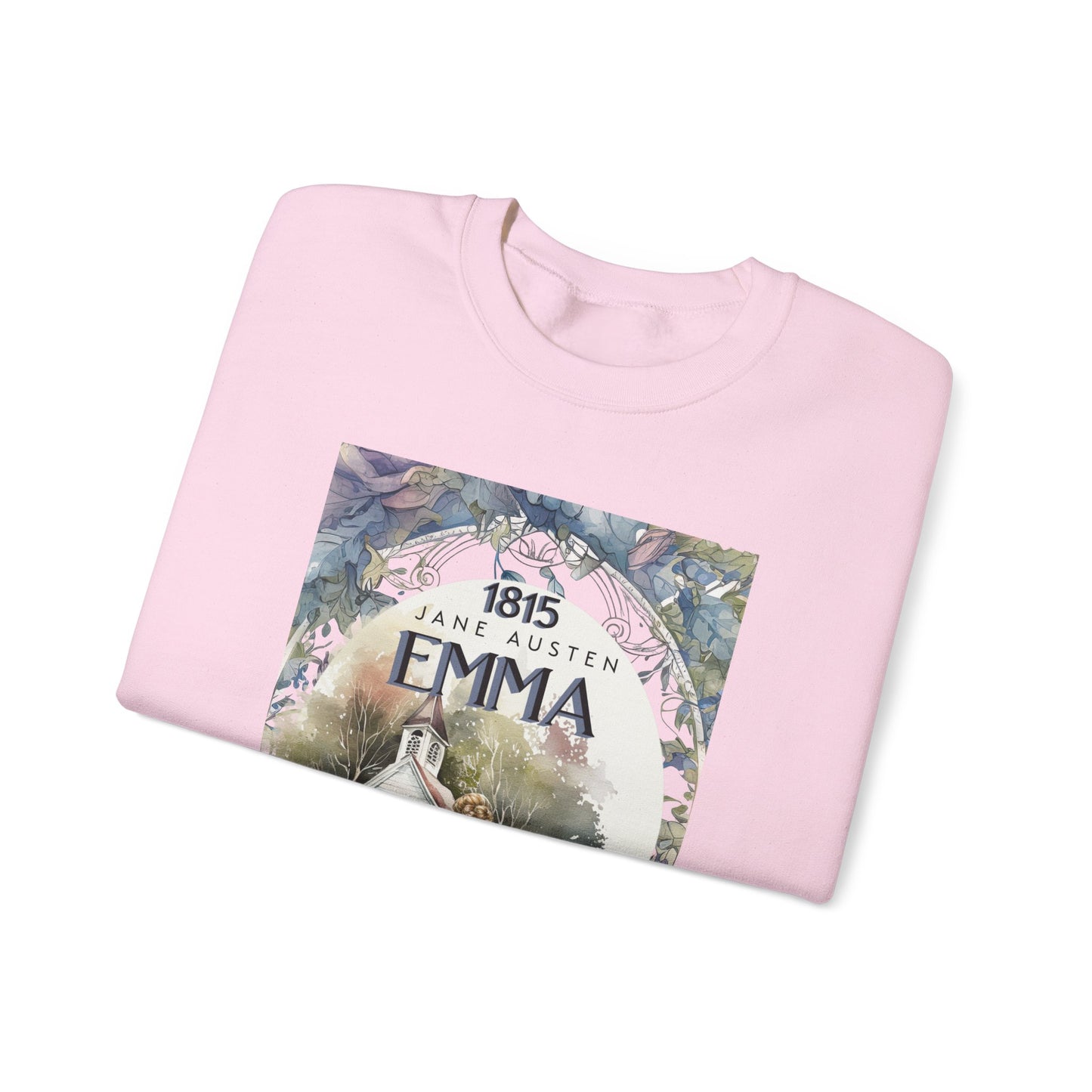Jane Austen Sweatshirt, Emma Historical Romance Sweater, Bookish Literary Jane Austen Fan Art Gift, Gift for Her, Bookclub Shirt Sweatshirt Printify