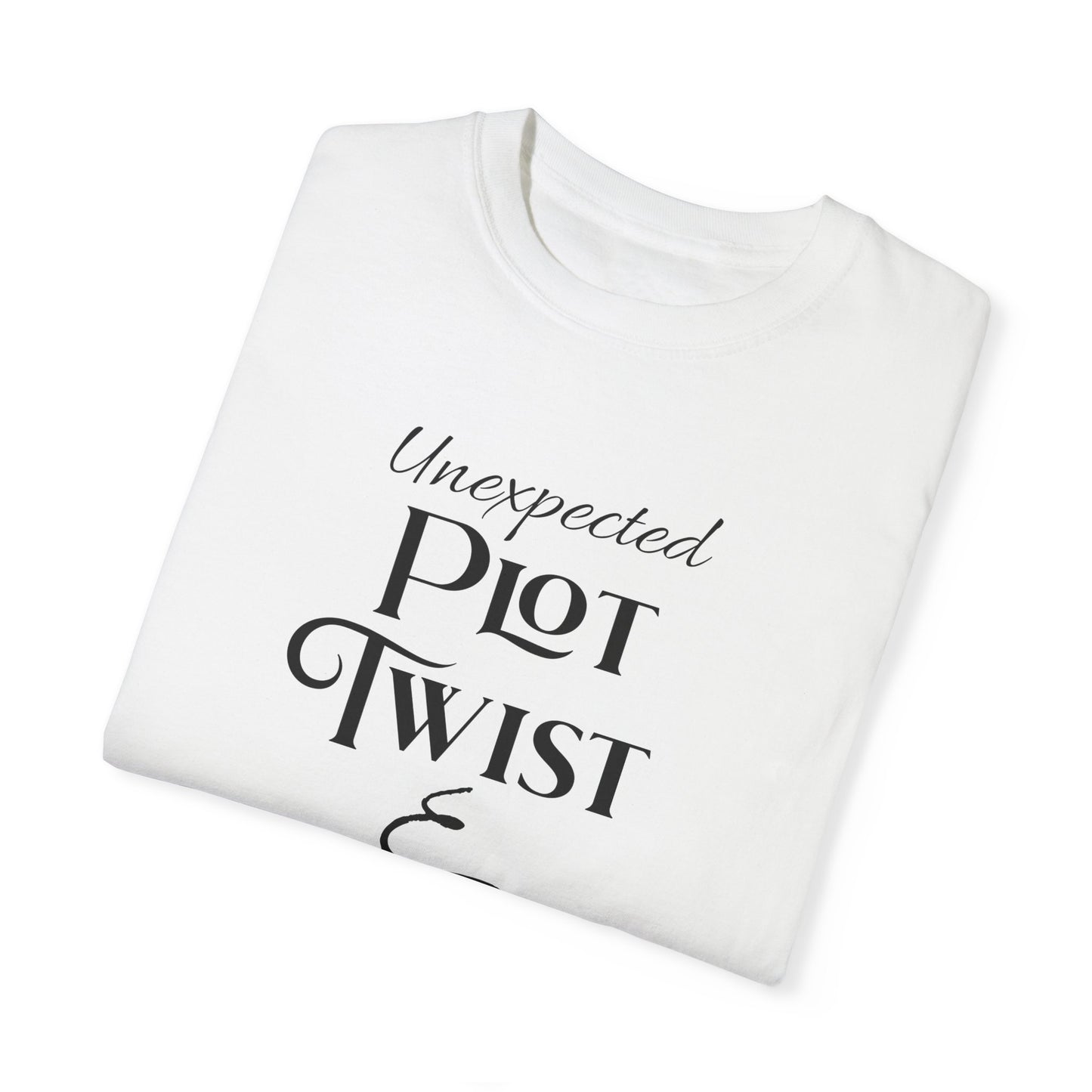 Plot Twist T-Shirt Author Shirt Pregnancy Announcement For Expecting Blog Writers Journalists Gift For Her Baby Shower Gift Baby Reveal T-Shirt Printify