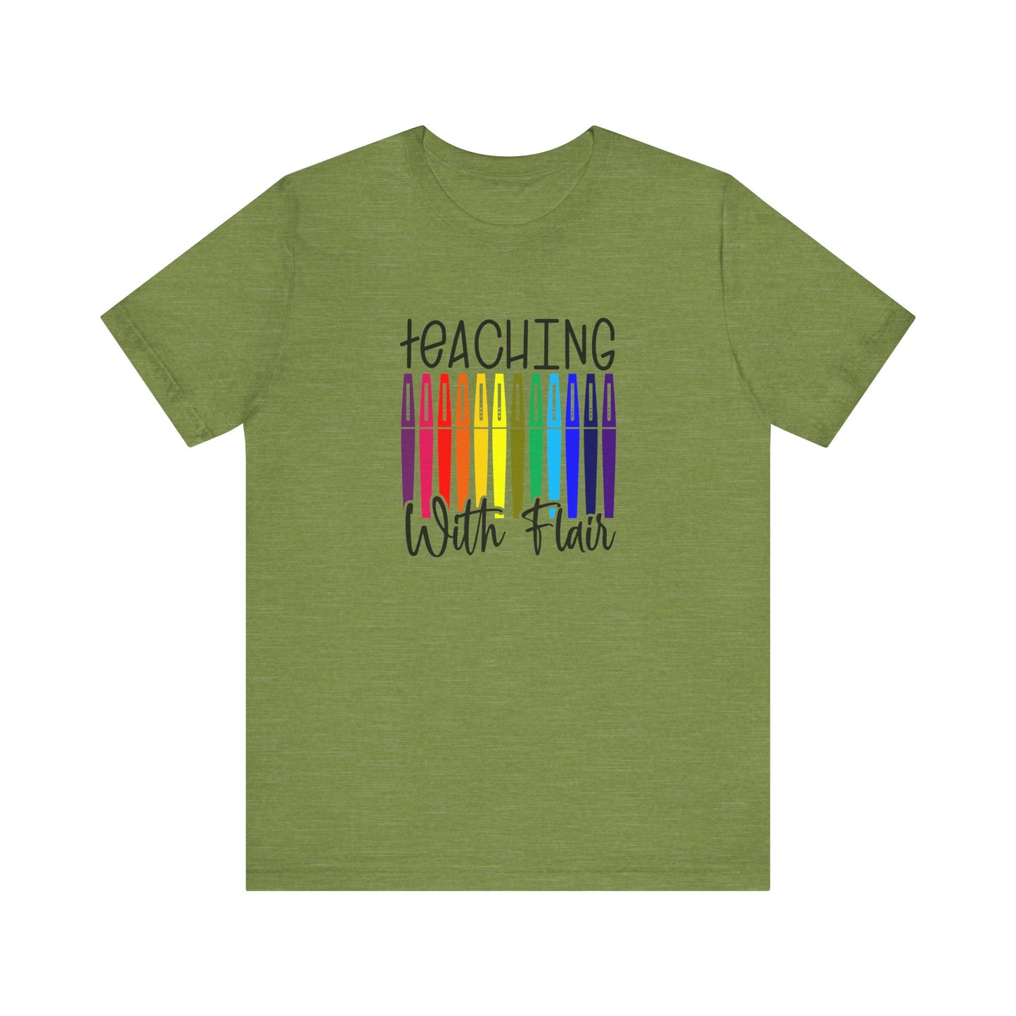 Cute Teacher TShirt Gift, Education Tee, Elementary School Teacher Appreciation, Funny Back To School Shirt, Teacher T-Shirt, Teacher Tee, T-Shirt Printify Heather Green XS