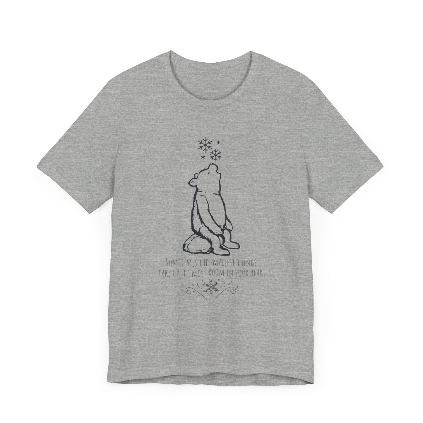 Winnie The Pooh Christmas Shirt, Pooh Bear Holiday T-Shirt, Family Matching Christmas Vacation Tshirts, A.A. Milne Shirt, Book Lover Gifts T-Shirt Printify