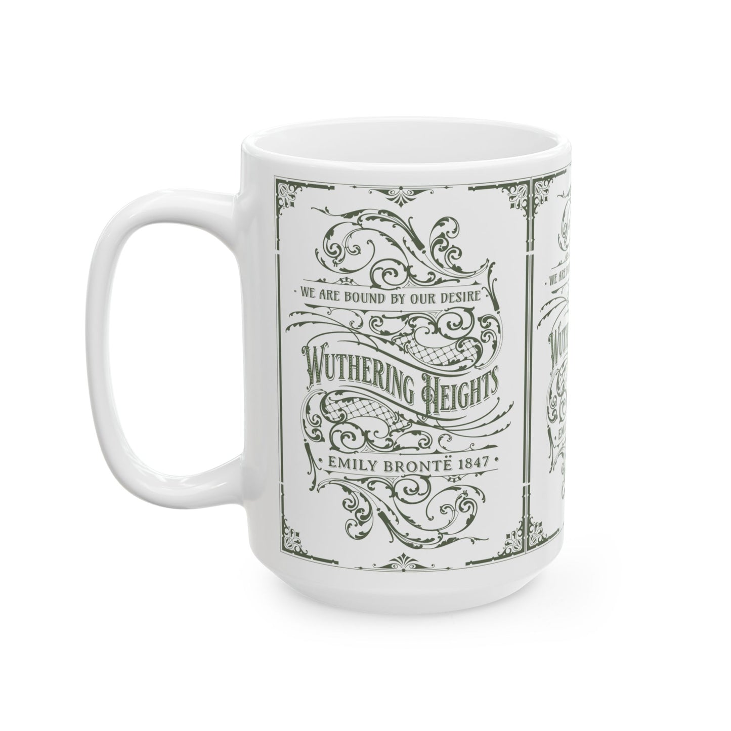 Wuthering Heights Coffee Mug Emily Brontë Historical Romance Reader Gift For BFF Bookish Literary Gift, Heathcliffe Catherine Bookclub Gift Mug Printify