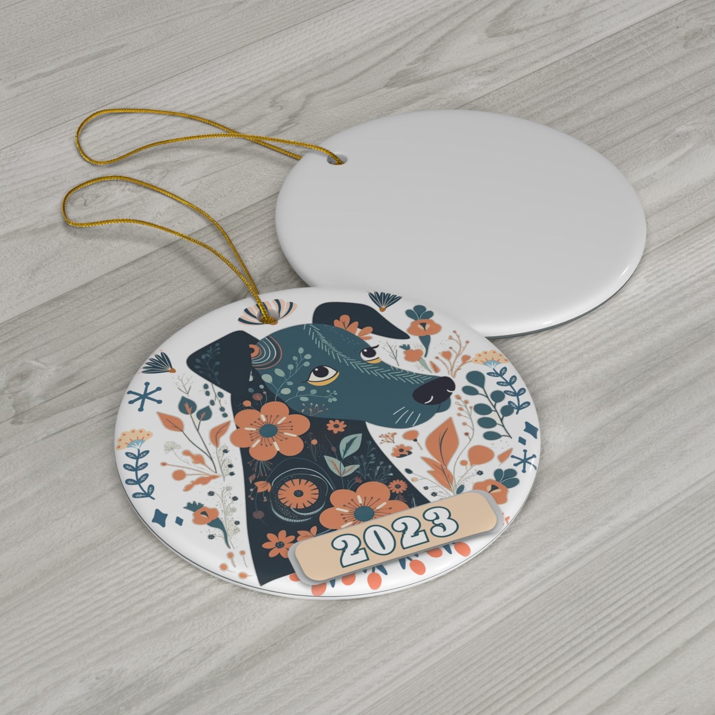 Christmas 2023 Ornament, Scandinavian, Swedish Dog Decor, Holiday Gift Idea, Heirloom Keepsake, Host Gift Exchange, Family Xmas Tree Bauble Home Decor Printify