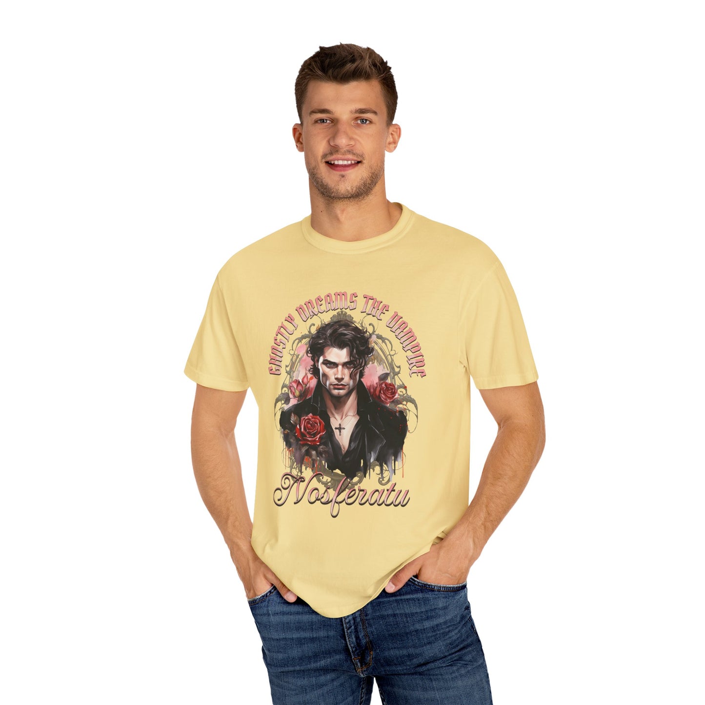 Vampire Nosferatu TShirt Dark Romance Gift For Vampire Lovers Mystic Falls Shirt Halloween Gift For Her Party Paranormal Romance Reader Gift T-Shirt Printify