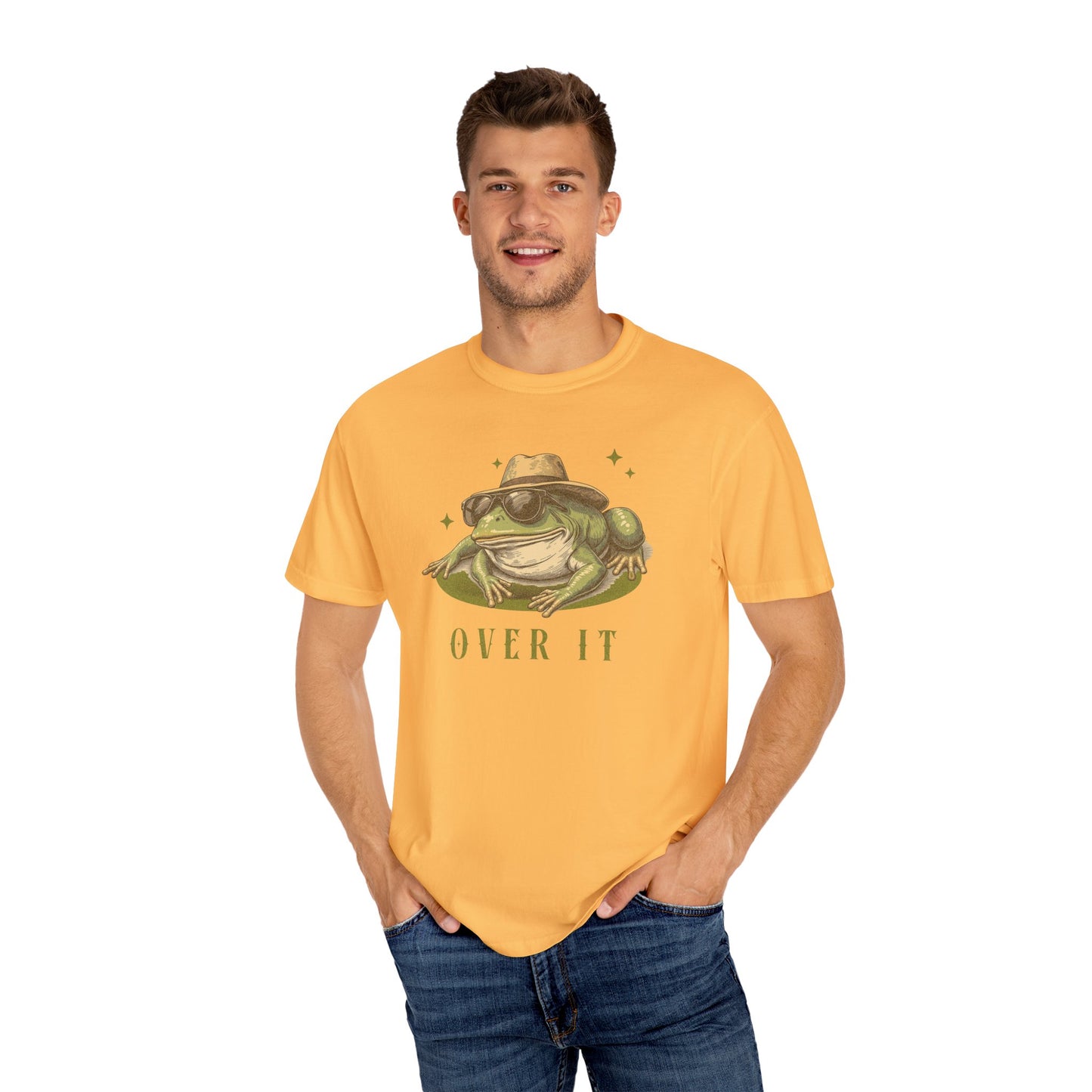 Funny Frog T-Shirt Retro Froggy Meme Shirt Vintage Frog And Toad Aesthetic Frog Lover Gift For Her Over It Vibes Birthday Viral Trendy Shirt T-Shirt Printify