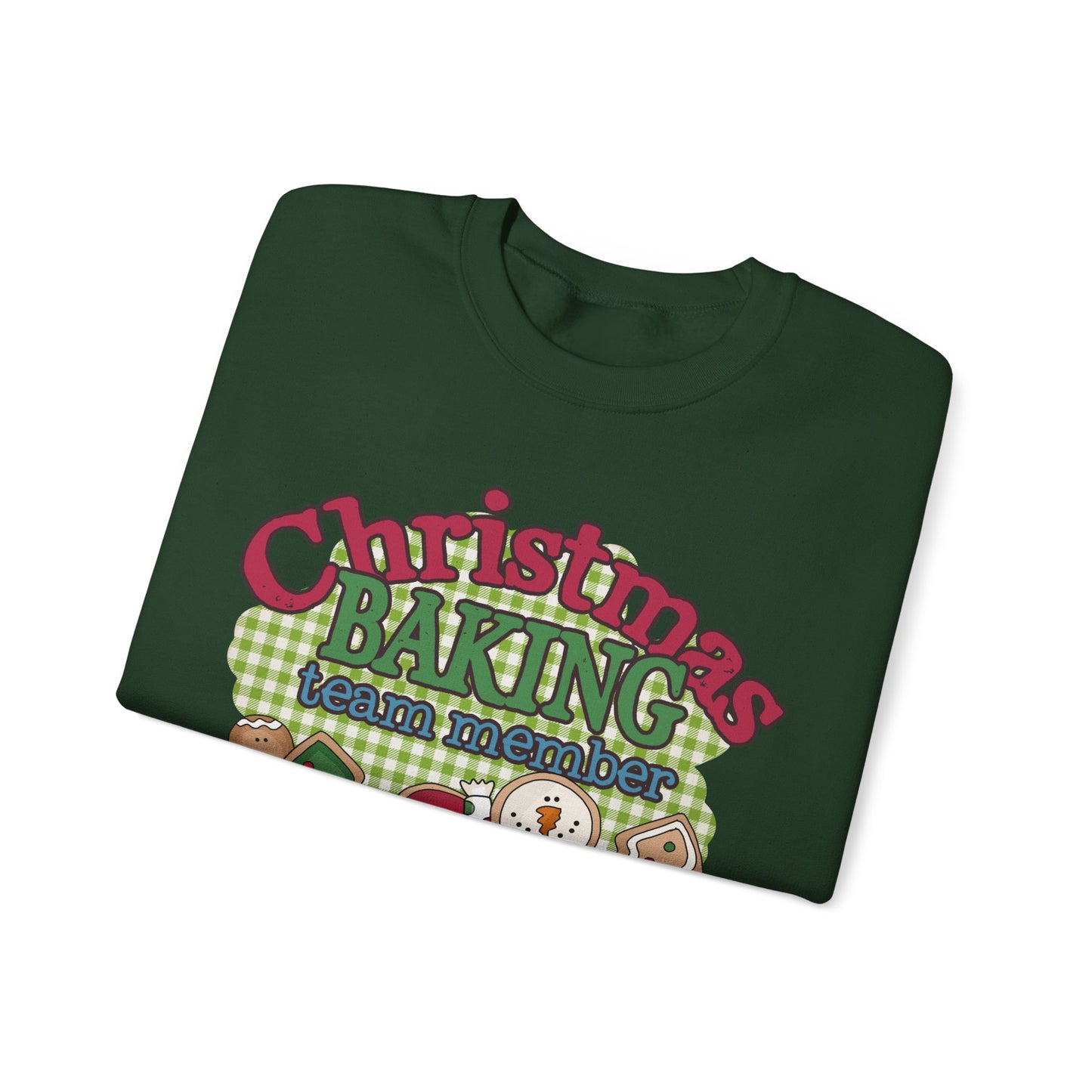 Christmas Baking Team Sweatshirt, Christmas Baking Crew Matching Sweater, Christmas Baking Women's Christmas Shirts, Christmas Cookie Crew Sweatshirt Printify