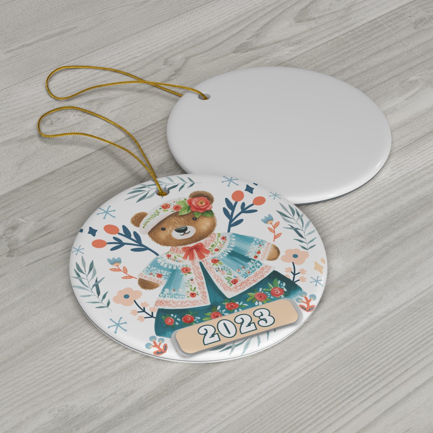 Christmas 2023 Ornament, Scandinavian, Swedish Decoration, Holiday Gift Idea, Heirloom Keepsake, Host Gift Exchange, Family Xmas Tree Bauble Home Decor Printify