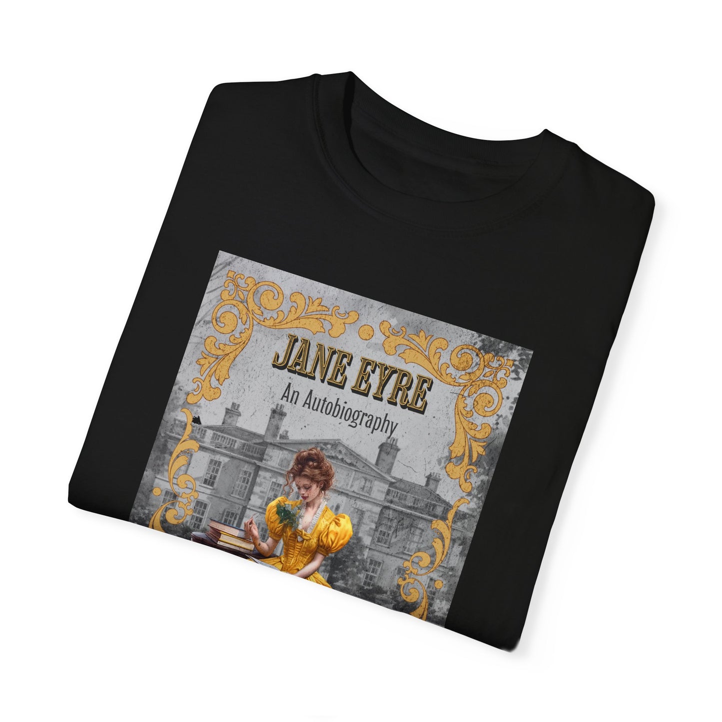 Jane Eyre T-shirt, Charlotte Brontë Historical Romance Comfort Colors Tee, Bookish Literary Brontë Sisters Fan Art Gift for Her, Bookclub T-Shirt Printify