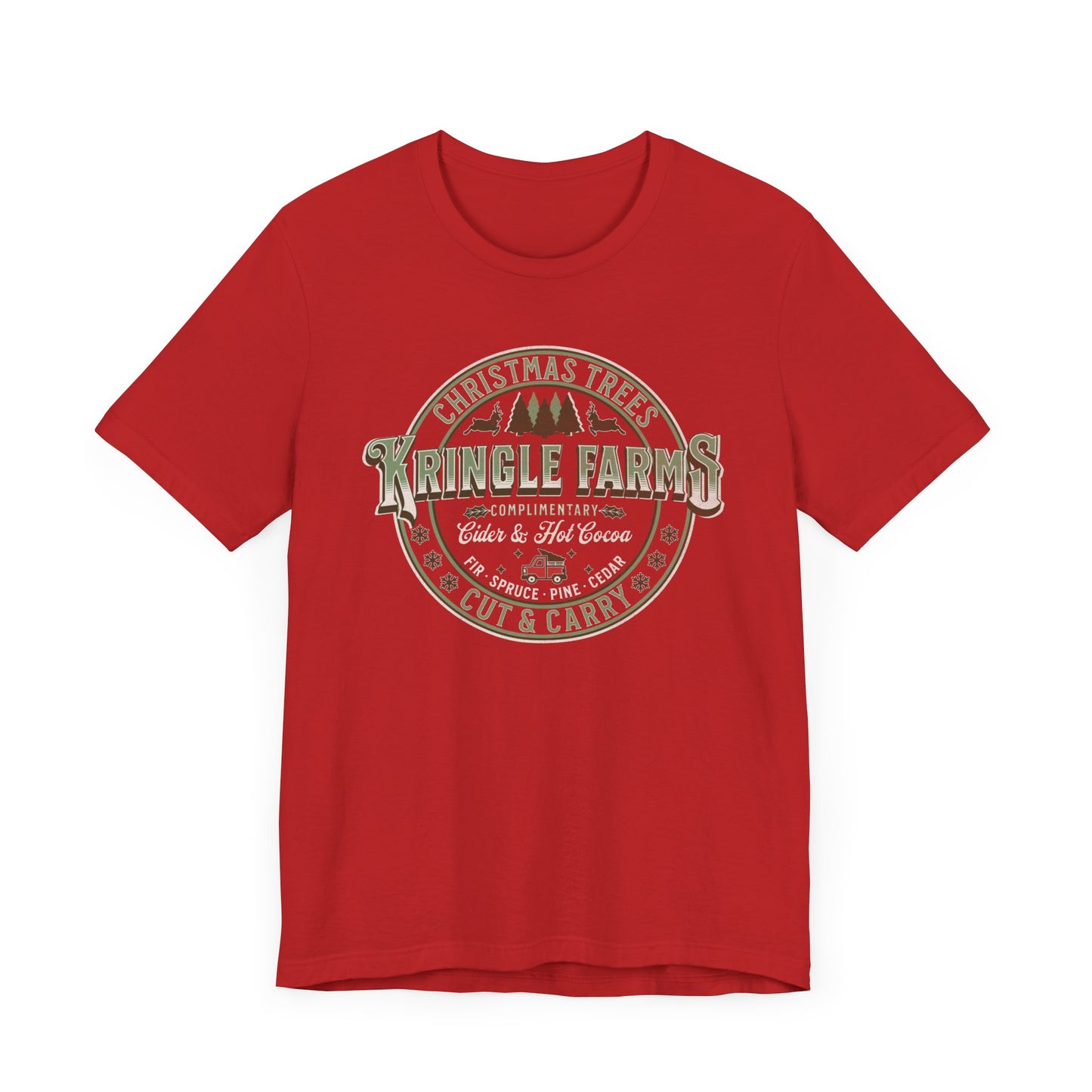 Christmas Tree Farm Shirt, Family Holiday Tradition Tree Cutting Shirt, Family Christmas Vacation Shirts, Christmas Tree Decorating Shirts T-Shirt Printify