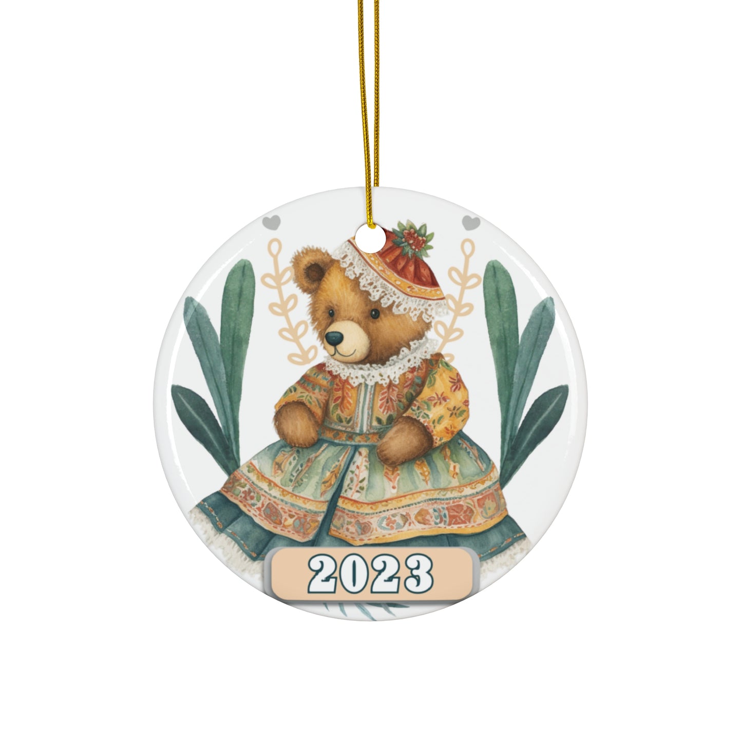Christmas 2023 Ornament, Scandinavian, Swedish Decoration, Holiday Gift Idea, Heirloom Keepsake, Host Gift Exchange, Family Xmas Tree Bauble Home Decor Printify Circle One Size