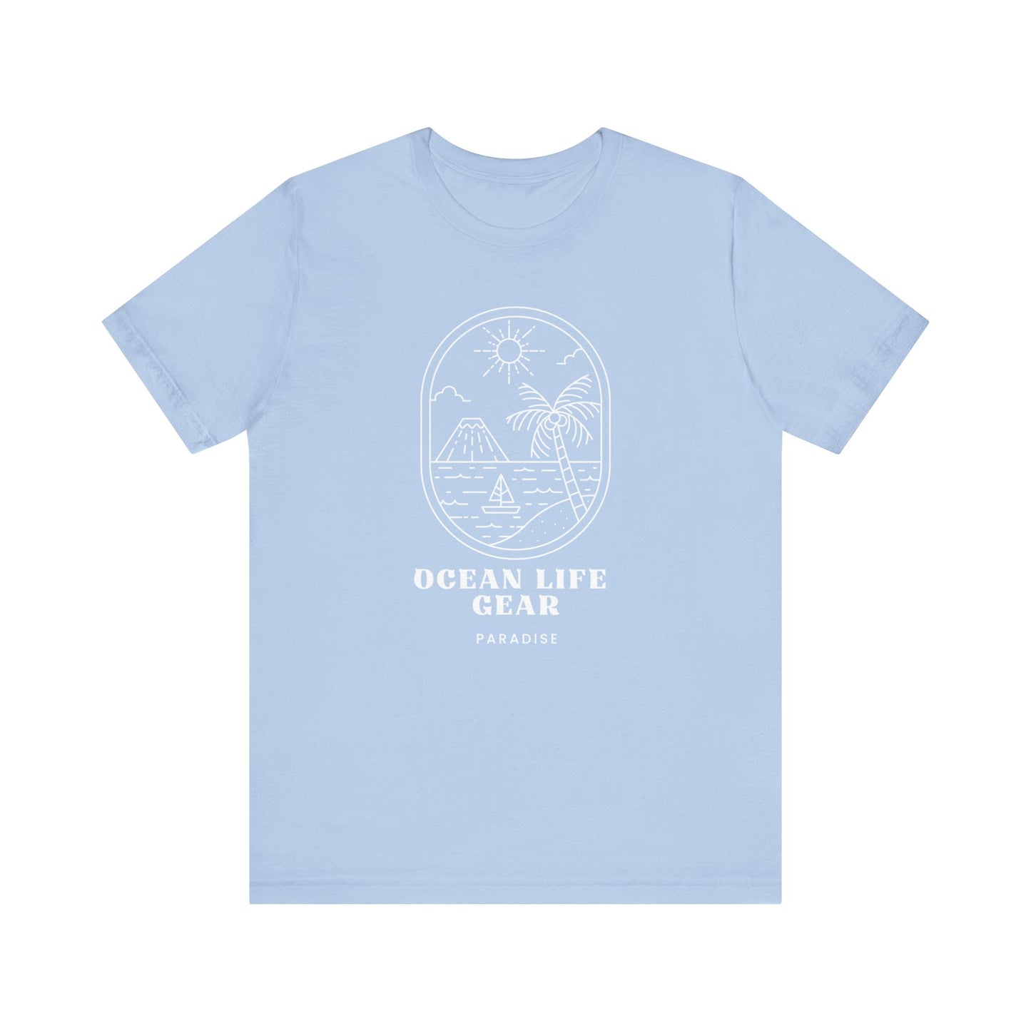 Scuba Diving Gift, Snorkel Tee, Scuba Diving Shirt, Scuba Diver Gift, Ocean Lover TShirt, Gifts For Snorkeler Scuba Divers, Ocean Life T-Shirt Printify Baby Blue XS